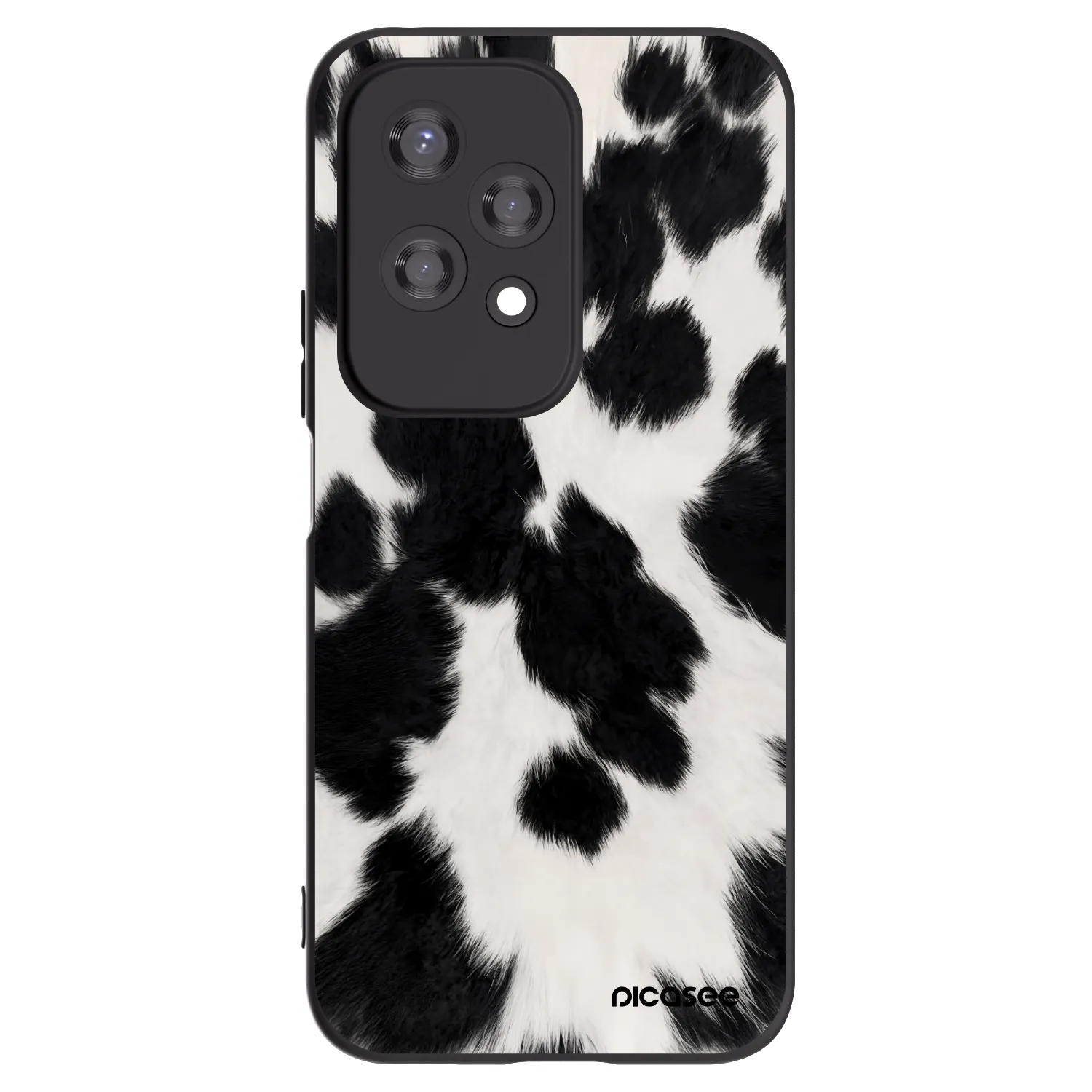 Picasee fekete szilikon tok az alábbi mobiltelefonokra Honor 200 Lite - Black Moo