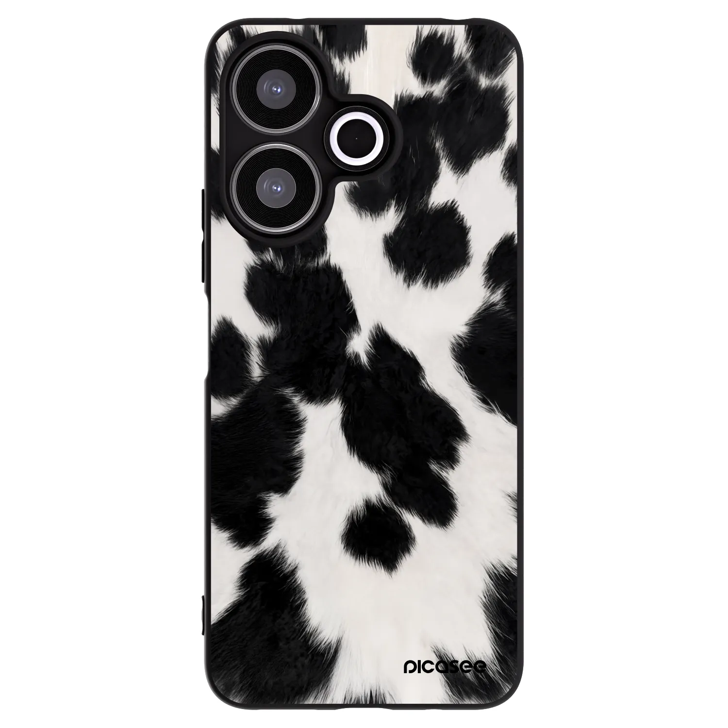 Picasee fekete szilikon tok az alábbi mobiltelefonokra Xiaomi Redmi 13 4G - Black Moo