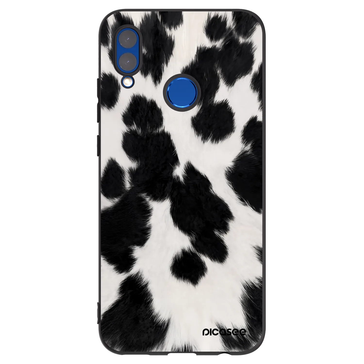 Picasee fekete szilikon tok az alábbi mobiltelefonokra Honor 10 Lite - Black Moo