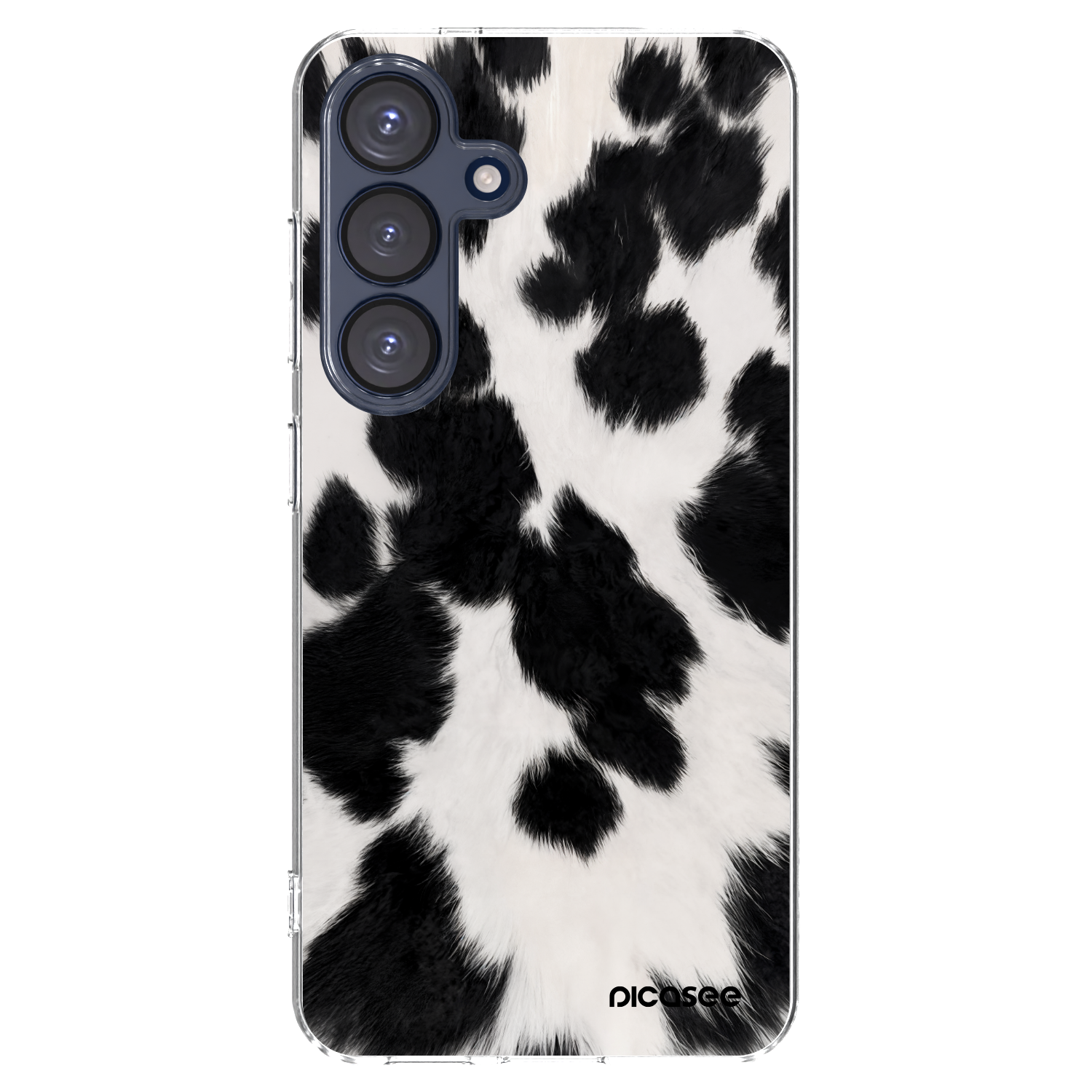 Picasee átlátszó szilikon tok az alábbi mobiltelefonokra Samsung Galaxy S25 5G - Black Moo