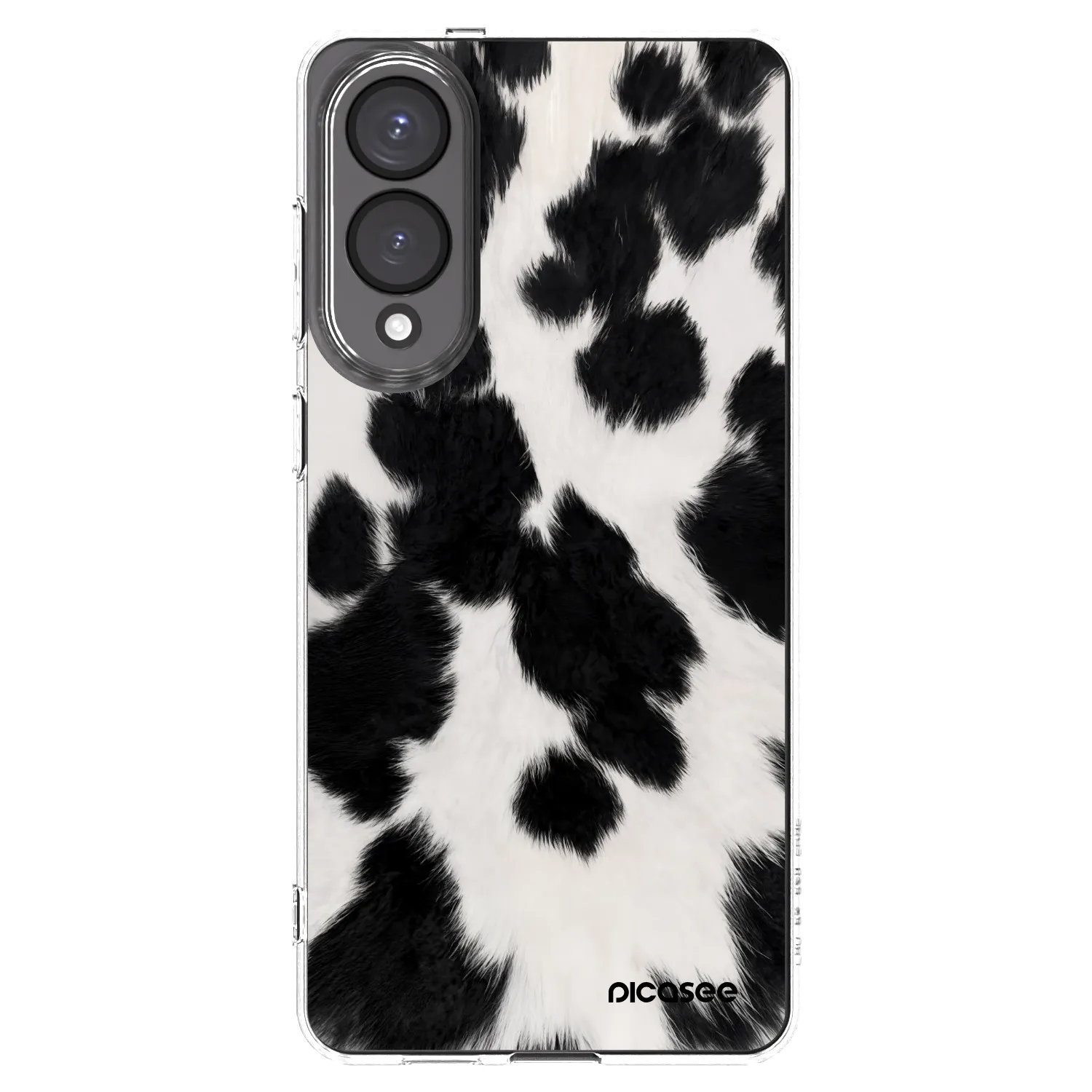 Picasee átlátszó szilikon tok az alábbi mobiltelefonokra Samsung Galaxy S25 Edge 5G - Black Moo