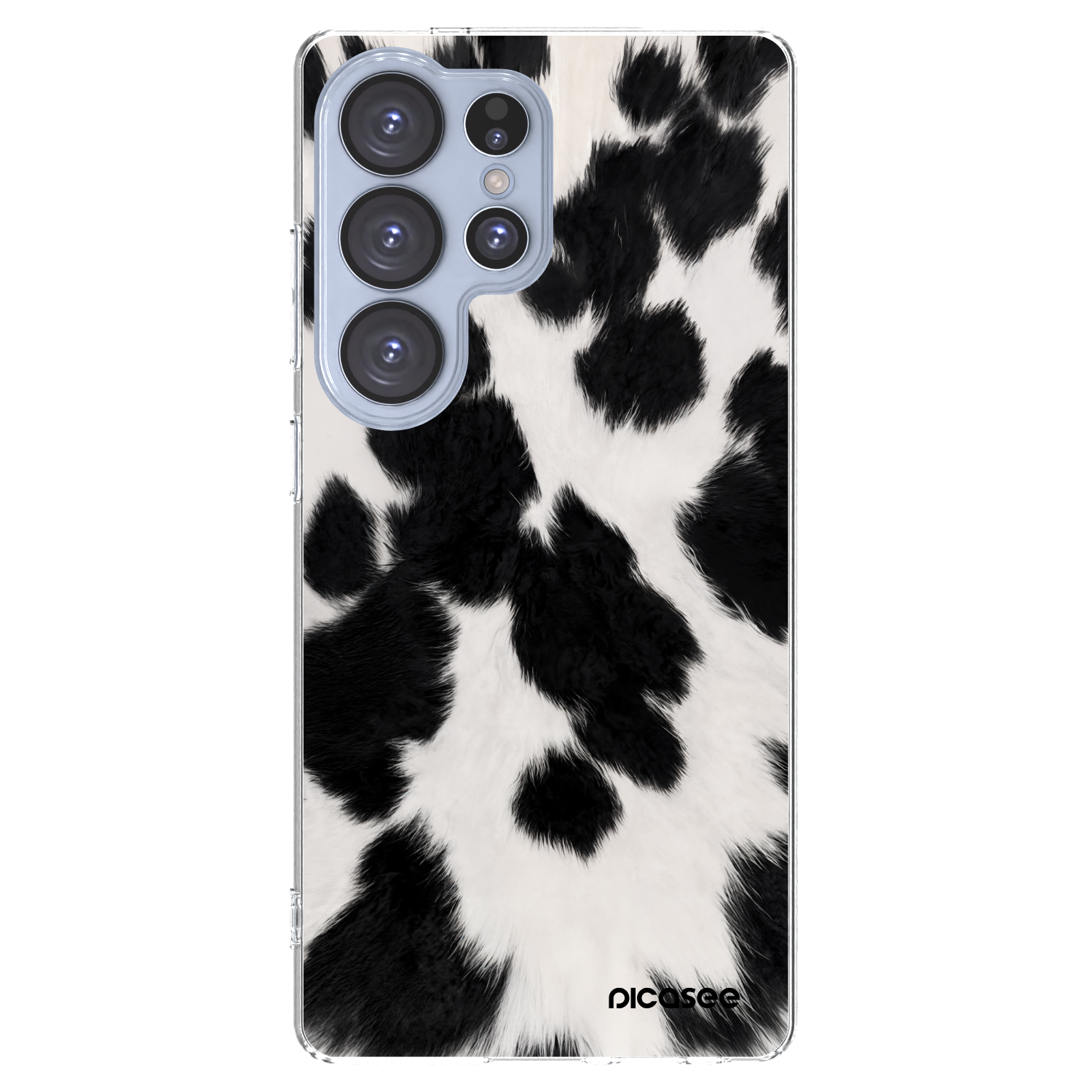 Picasee átlátszó szilikon tok az alábbi mobiltelefonokra Samsung Galaxy S25 Ultra 5G - Black Moo