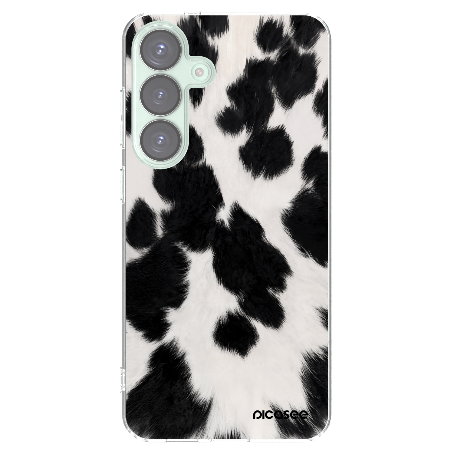 Picasee átlátszó szilikon tok az alábbi mobiltelefonokra Samsung Galaxy S25+ 5G - Black Moo