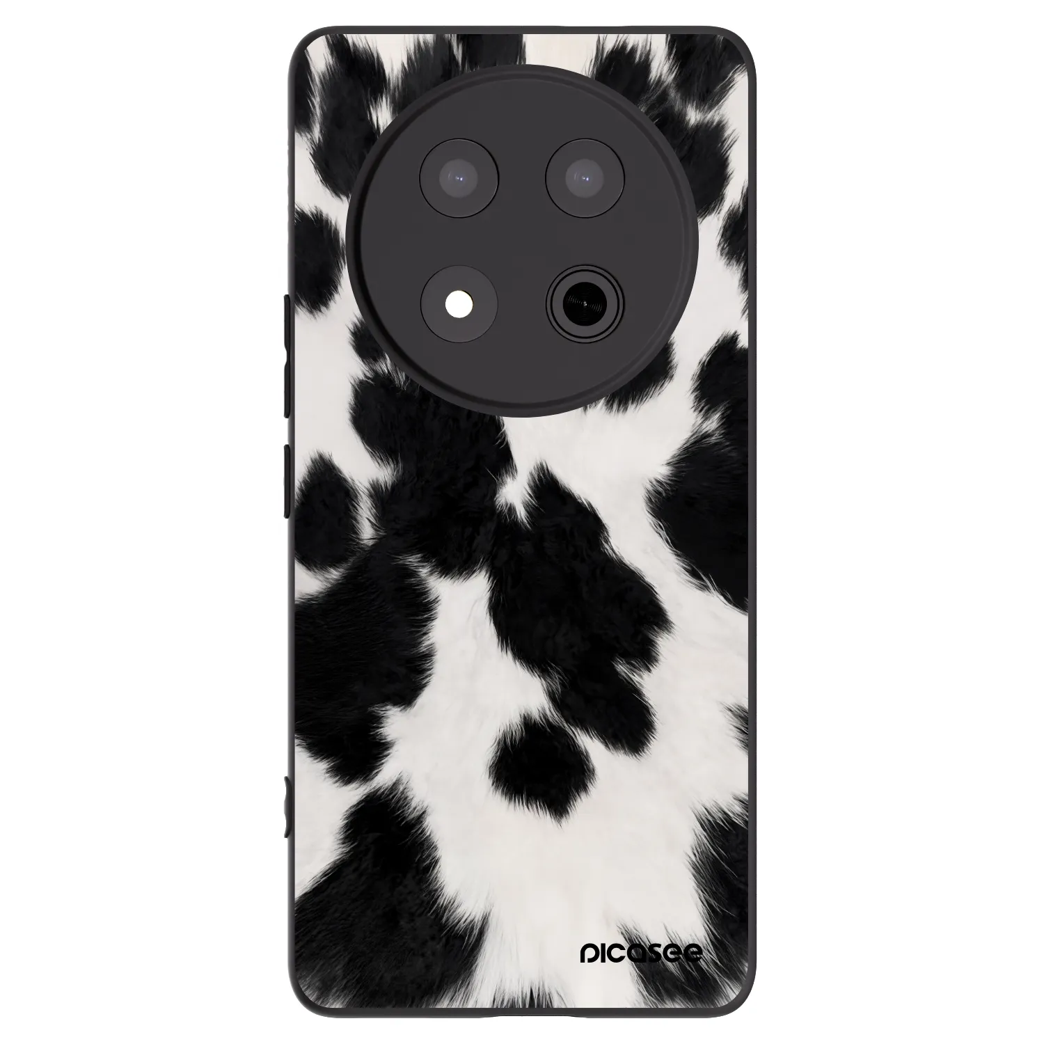 Picasee fekete szilikon tok az alábbi mobiltelefonokra Honor Magic7 Lite 5G - Black Moo