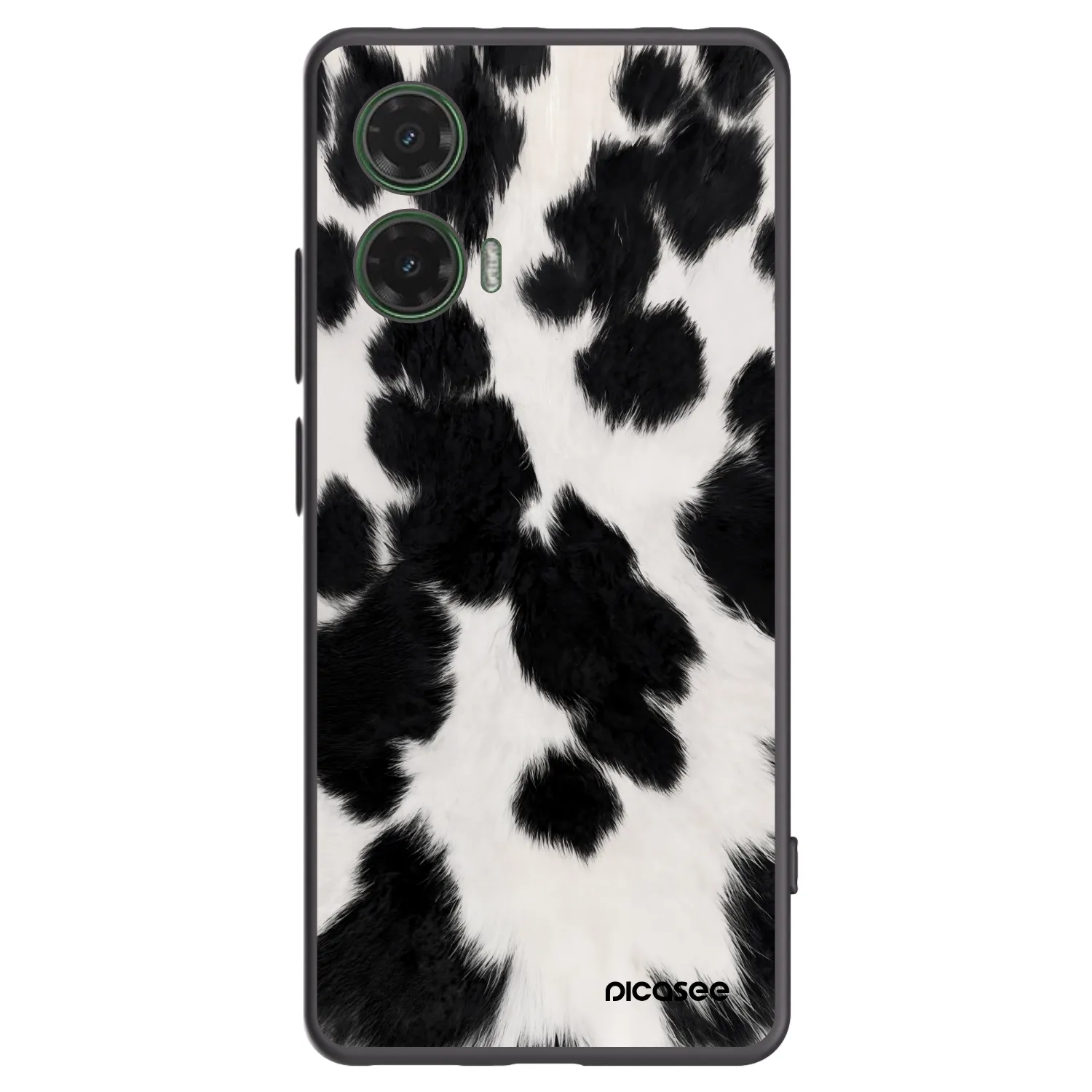 Picasee fekete szilikon tok az alábbi mobiltelefonokra Motorola Moto G35 5G - Black Moo