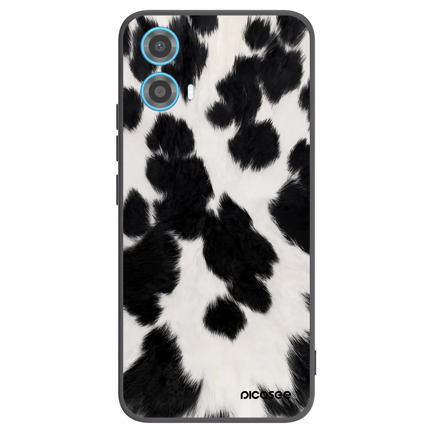 Picasee fekete szilikon tok az alábbi mobiltelefonokra Motorola Moto G34 5G - Black Moo