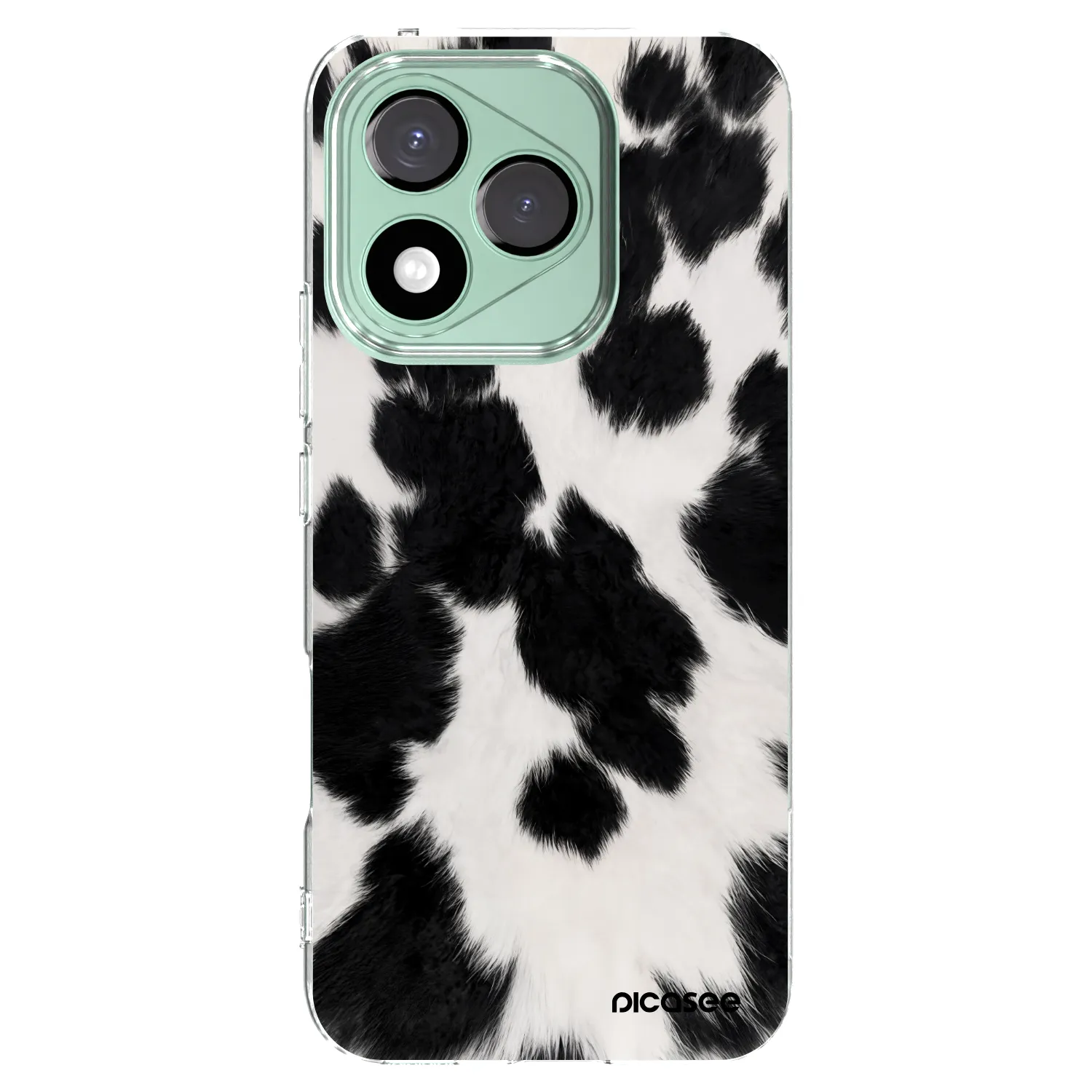 Picasee átlátszó szilikon tok az alábbi mobiltelefonokra Honor 400 Lite 5G - Black Moo
