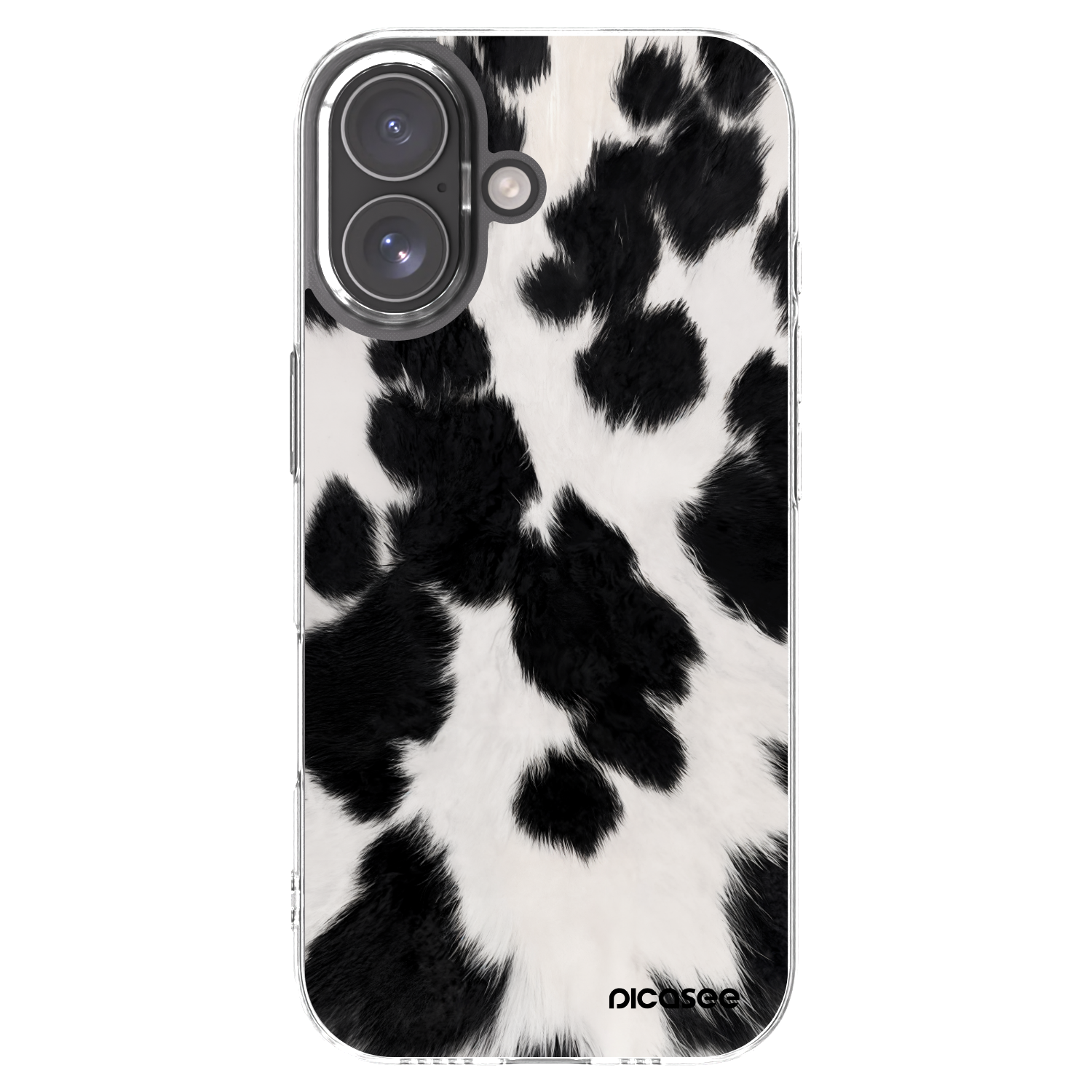 Picasee átlátszó szilikon tok az alábbi mobiltelefonokra Apple iPhone 17 - Black Moo
