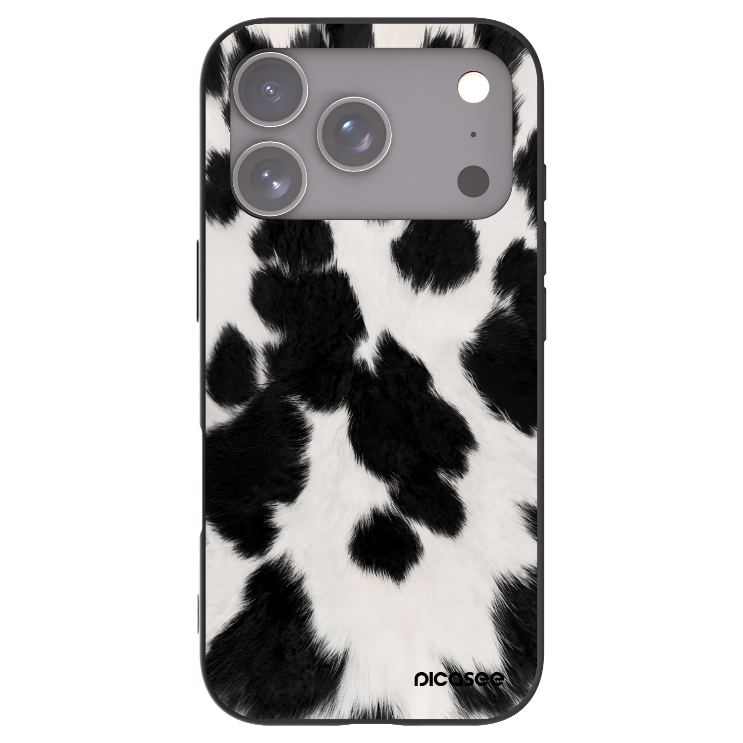 Picasee fekete szilikon tok az alábbi mobiltelefonokra Apple iPhone 17 Pro - Black Moo