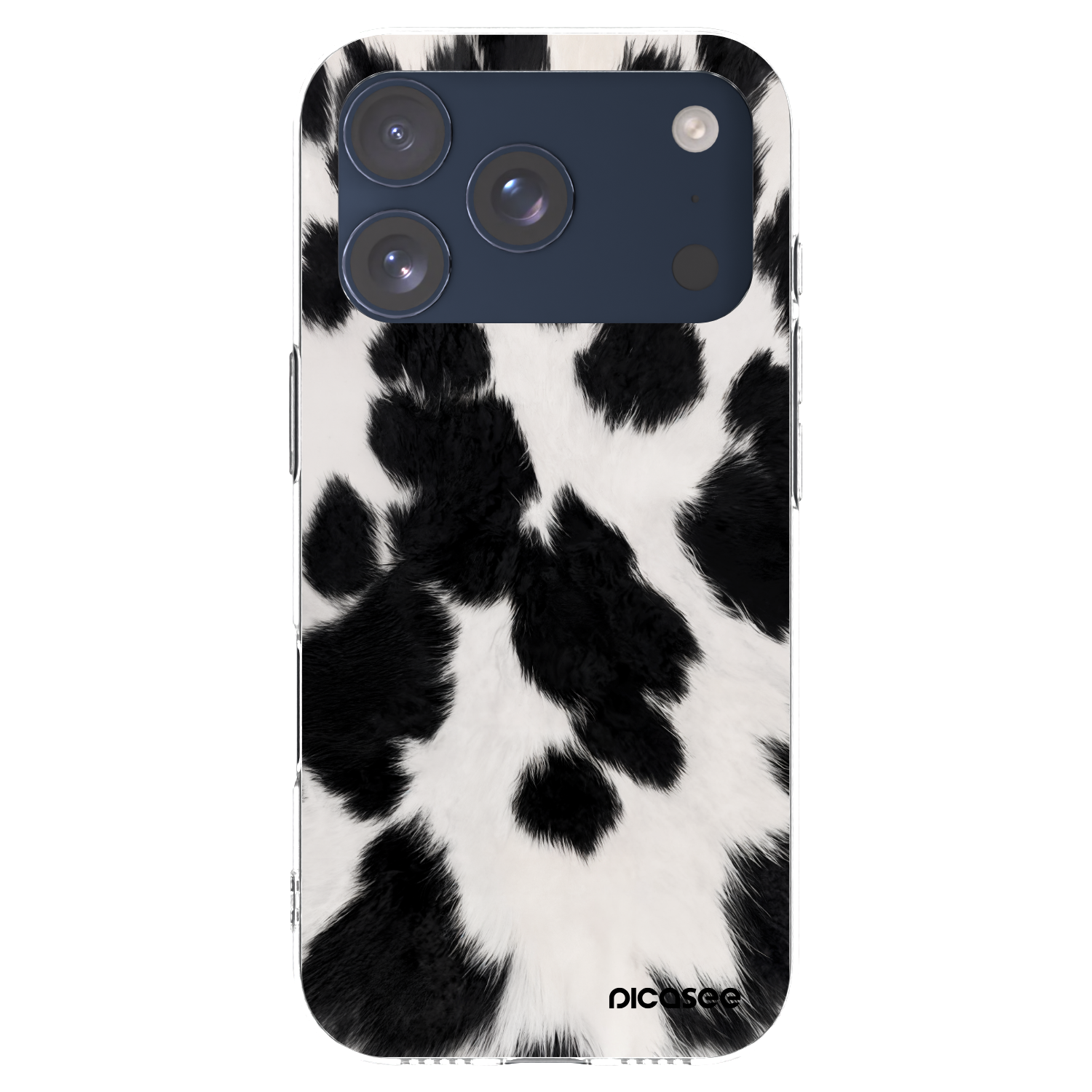 Picasee átlátszó szilikon tok az alábbi mobiltelefonokra Apple iPhone 17 Pro - Black Moo