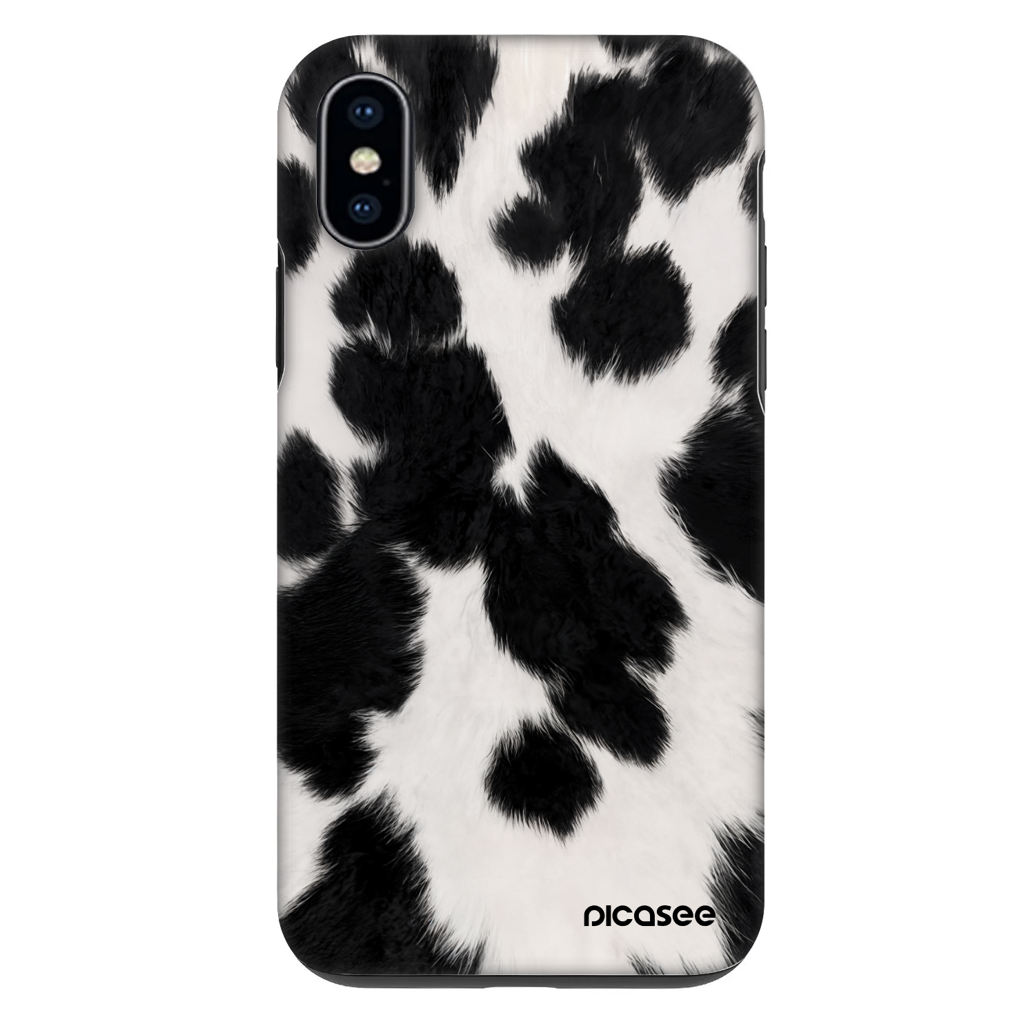 Picasee Fashion Case Apple iPhone X/XS - Black Moo