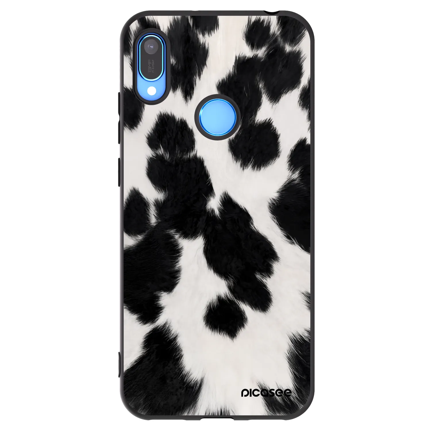 Picasee fekete szilikon tok az alábbi mobiltelefonokra Huawei Y6 2019 - Black Moo