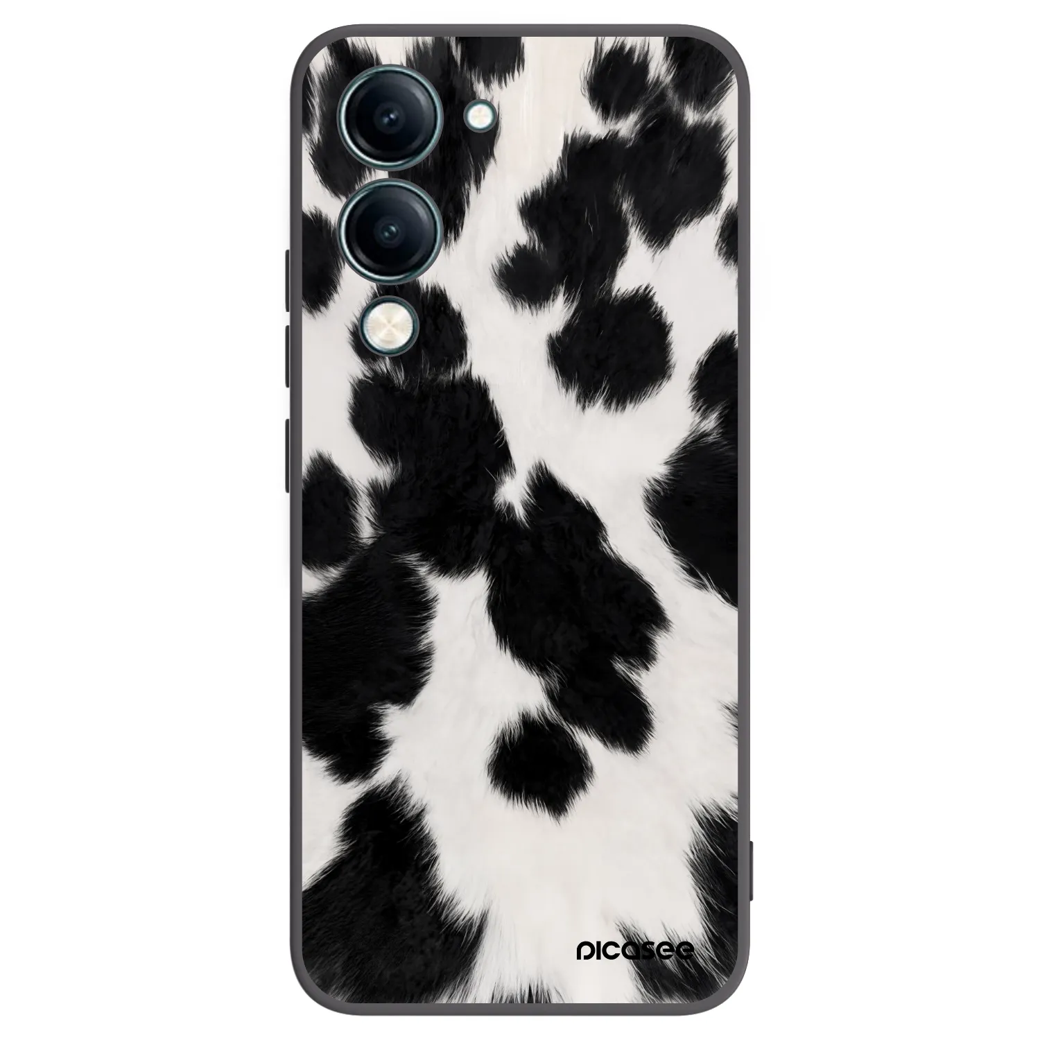 Picasee fekete szilikon tok az alábbi mobiltelefonokra Vivo Y29s 5G - Black Moo