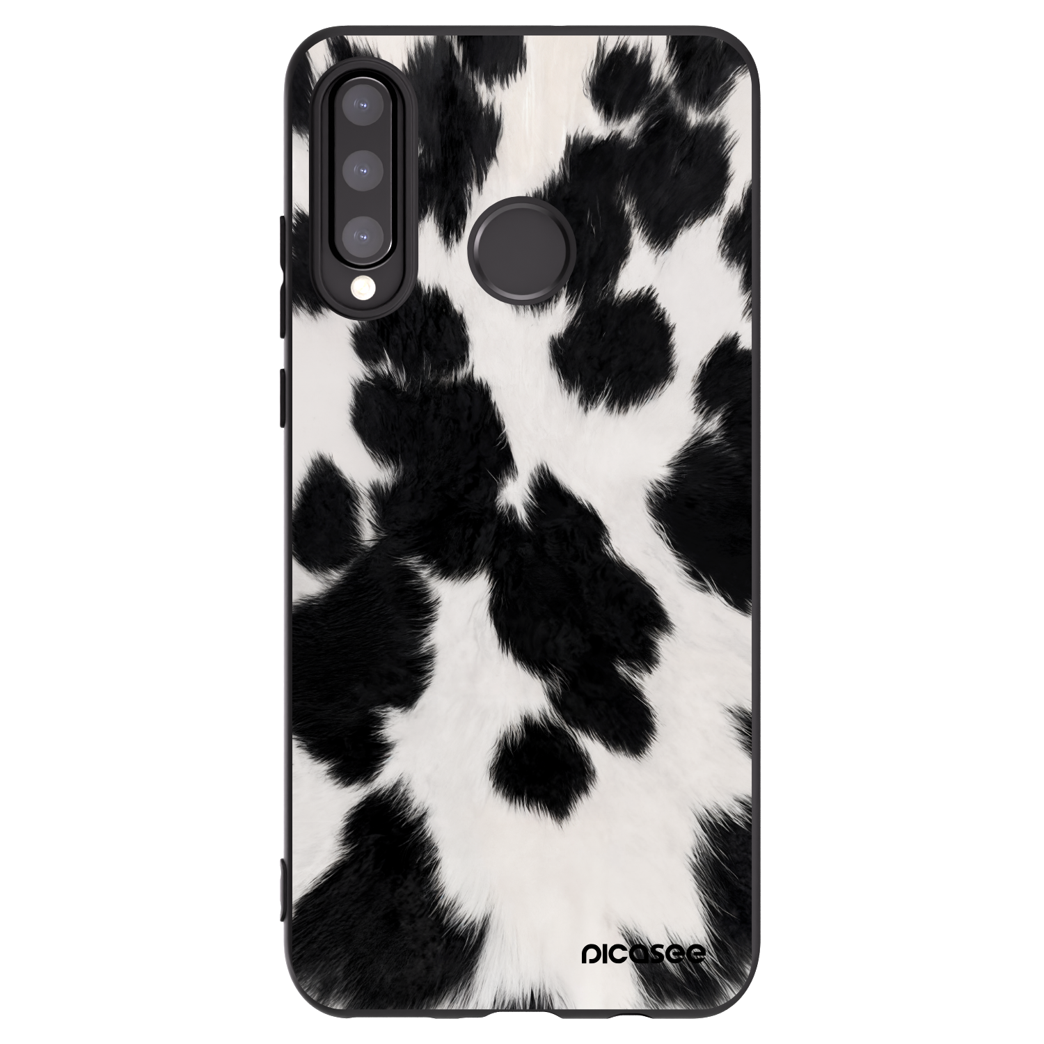 Picasee fekete szilikon tok az alábbi mobiltelefonokra Huawei P30 Lite - Black Moo