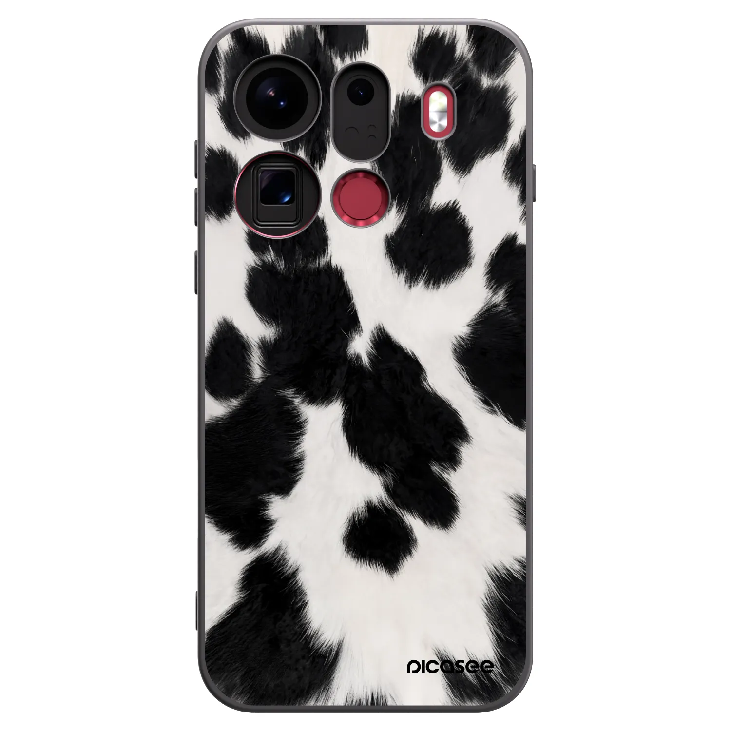 Picasee fekete szilikon tok az alábbi mobiltelefonokra OPPO Find X9 Pro - Black Moo