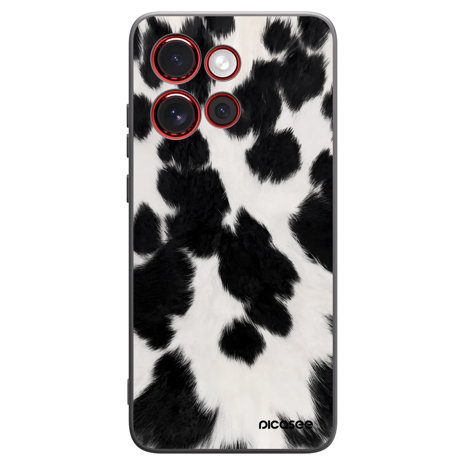 Picasee fekete szilikon tok az alábbi mobiltelefonokra Motorola Edge 60 Neo 5G - Black Moo