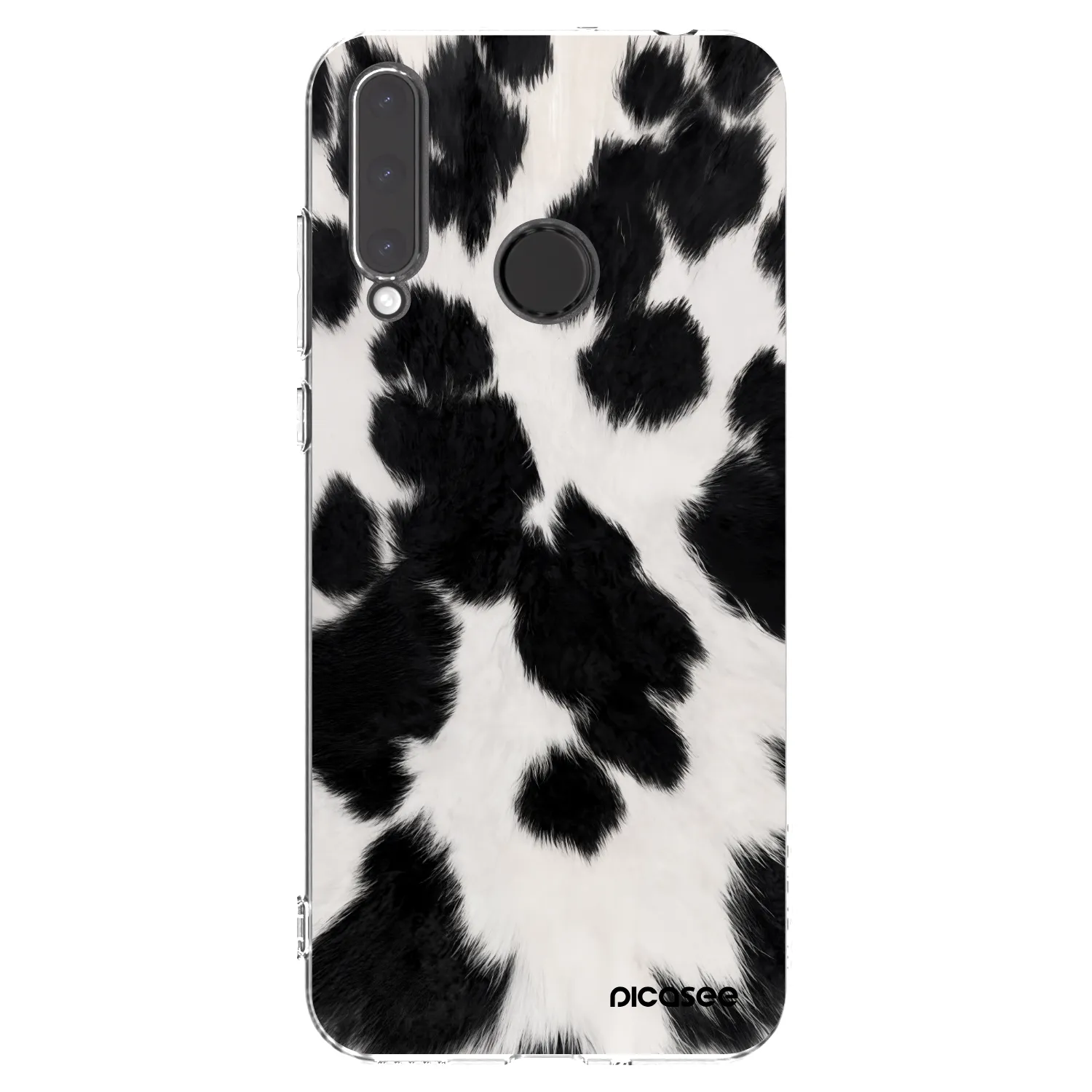 Picasee átlátszó szilikon tok az alábbi mobiltelefonokra Honor 20 Lite - Black Moo