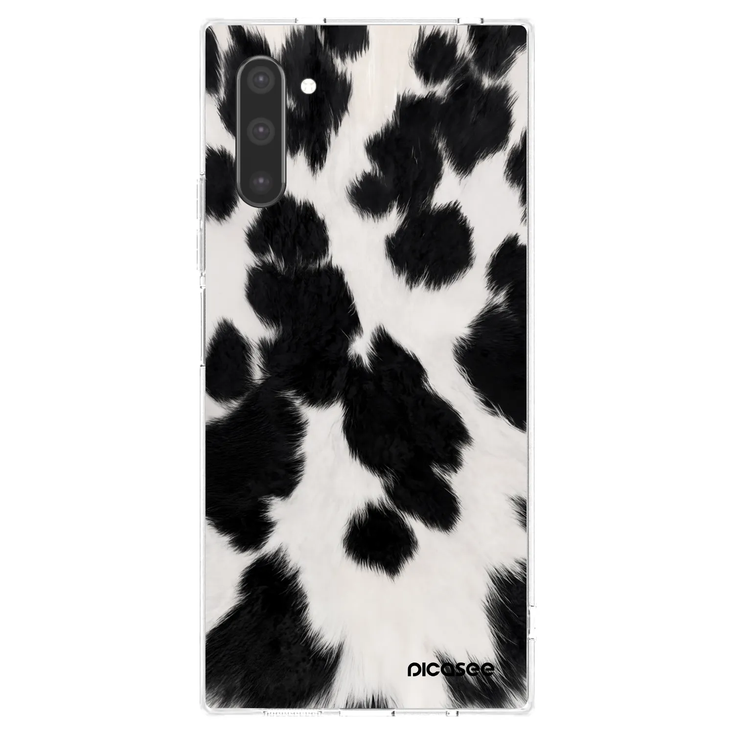 Picasee átlátszó szilikon tok az alábbi mobiltelefonokra Samsung Galaxy Note 10 N970F - Black Moo