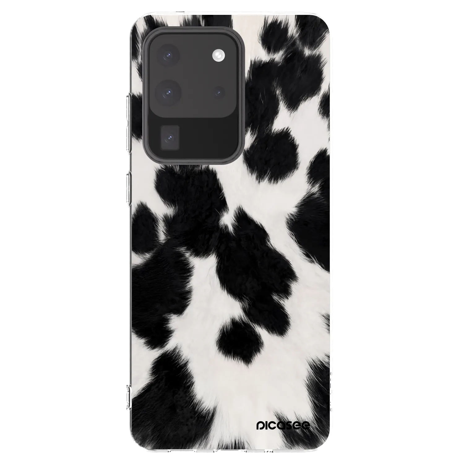 Picasee átlátszó szilikon tok az alábbi mobiltelefonokra Samsung Galaxy S20 Ultra 5G G988F - Black Moo