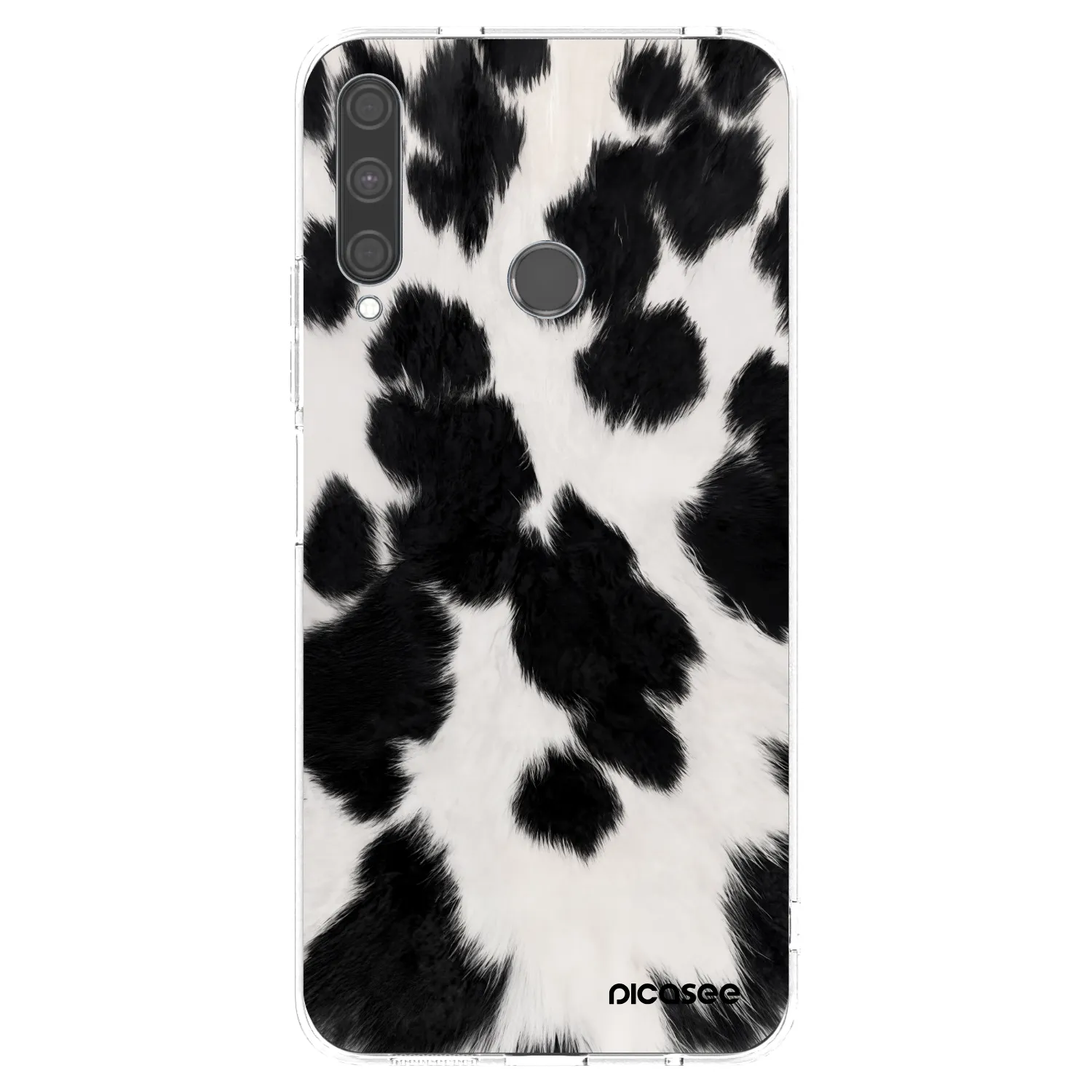 Picasee átlátszó szilikon tok az alábbi mobiltelefonokra Huawei P40 Lite E - Black Moo