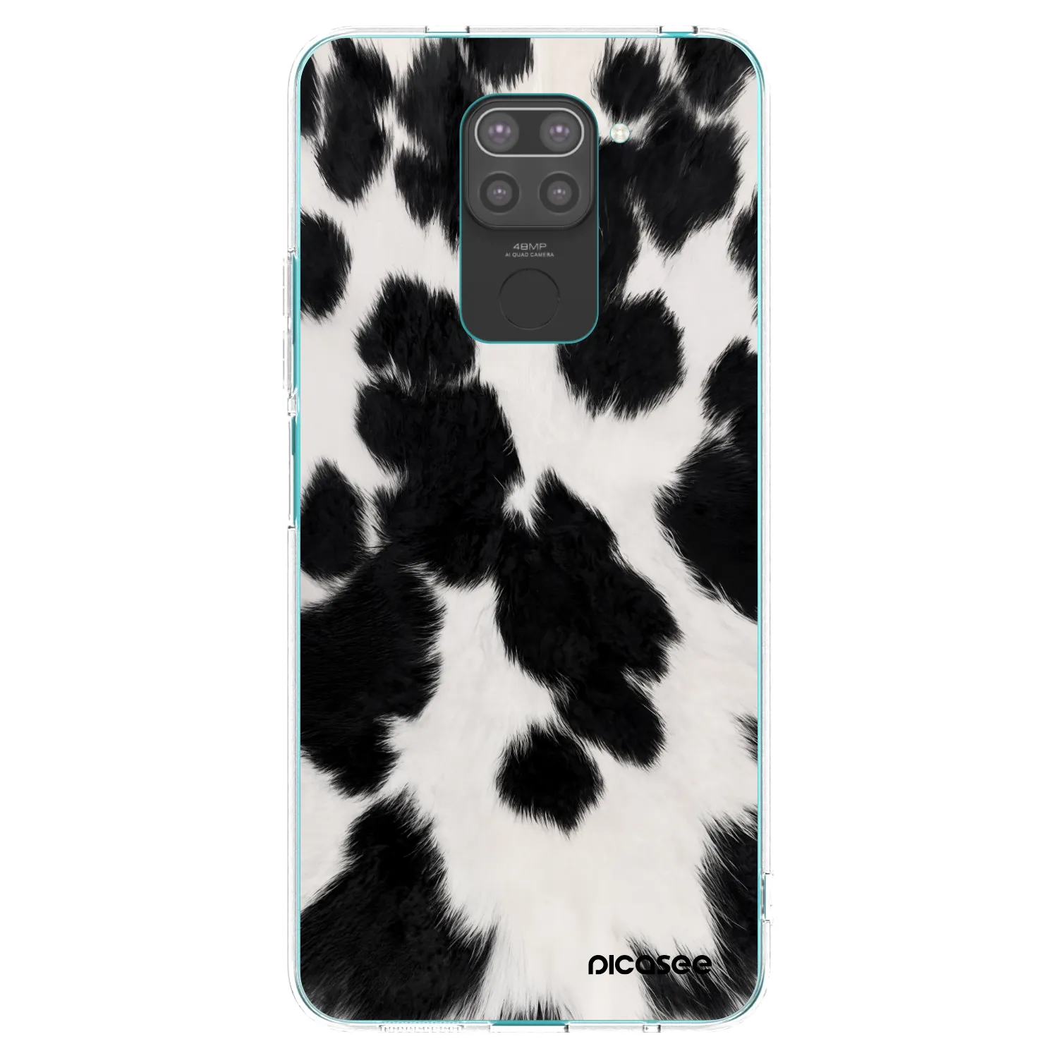 Picasee fekete szilikon tok az alábbi mobiltelefonokra Xiaomi Redmi Note 9 - Black Moo
