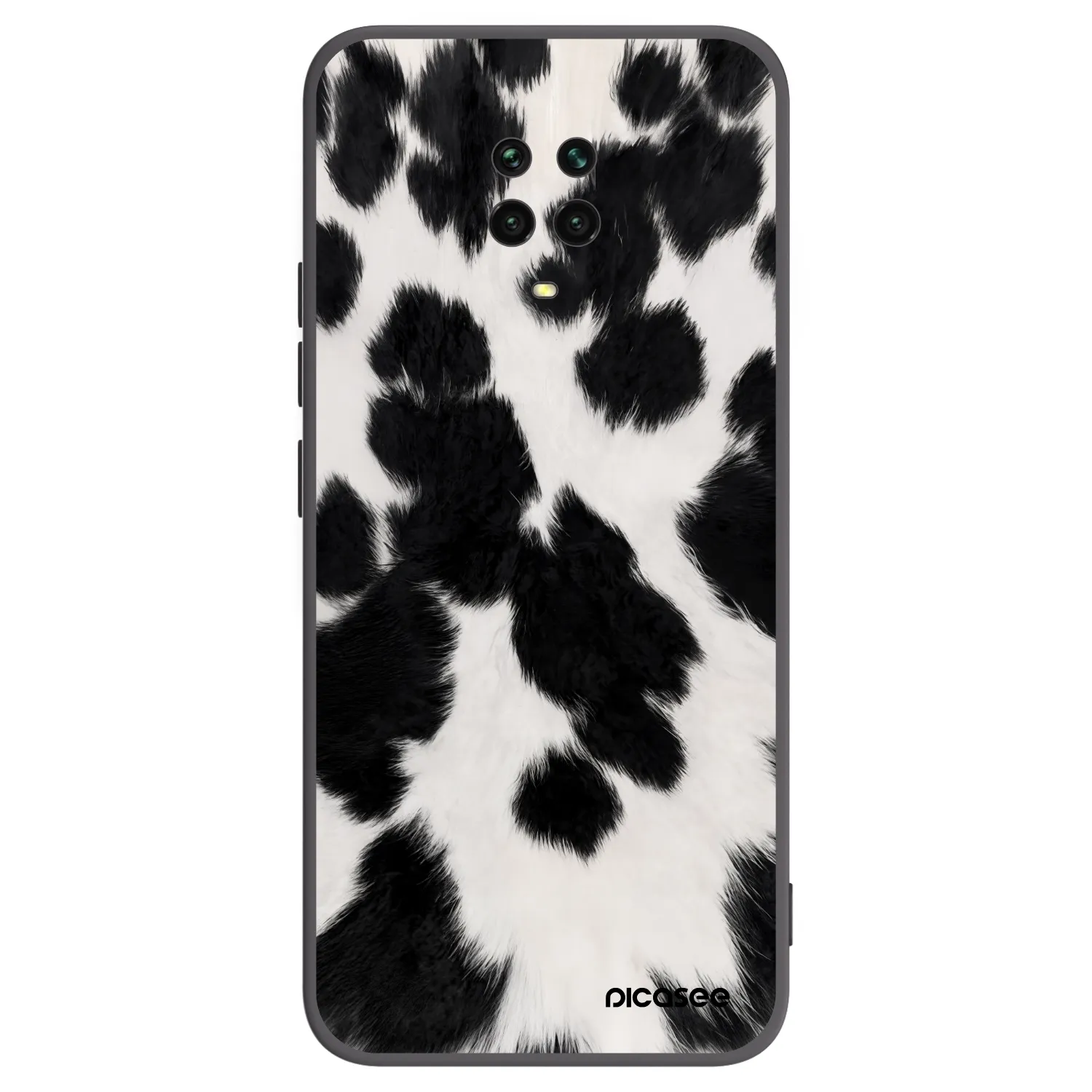 Picasee fekete szilikon tok az alábbi mobiltelefonokra Xiaomi Redmi Note 9S - Black Moo