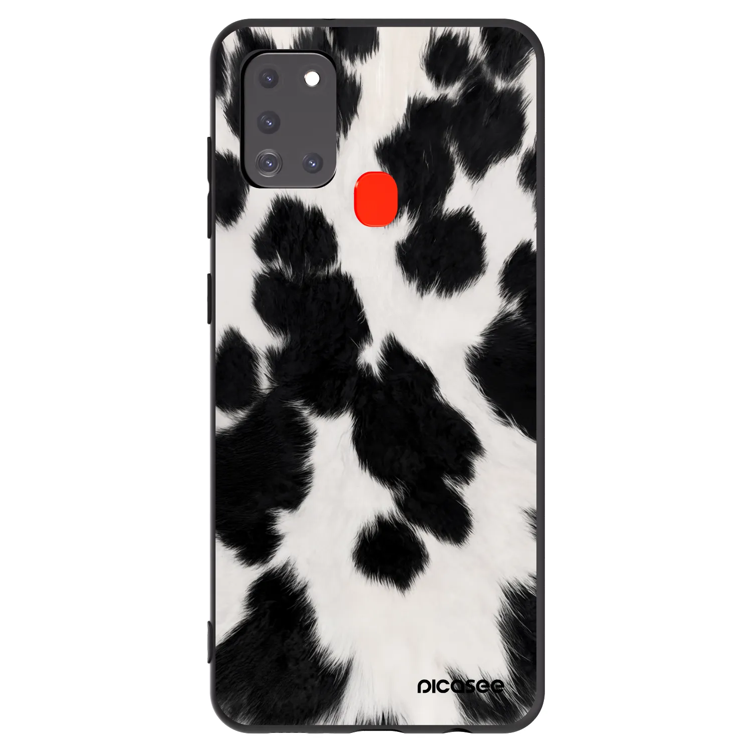 Picasee fekete szilikon tok az alábbi mobiltelefonokra Samsung Galaxy A21s - Black Moo