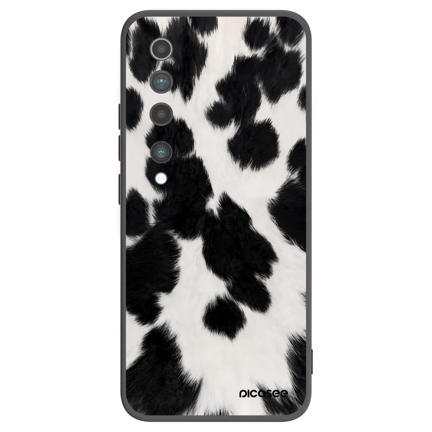 Picasee fekete szilikon tok az alábbi mobiltelefonokra Xiaomi Mi 10 - Black Moo