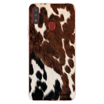 Picasee átlátszó szilikon tok az alábbi mobiltelefonokra Samsung Galaxy A20s - Rust