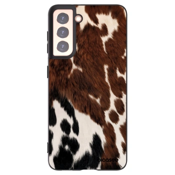 Picasee fekete szilikon tok az alábbi mobiltelefonokra Samsung Galaxy S21 5G G991B - Rust