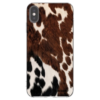 Picasee átlátszó szilikon tok az alábbi mobiltelefonokra Apple iPhone XS Max - Rust