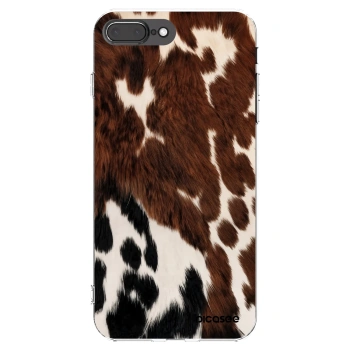 Picasee átlátszó szilikon tok az alábbi mobiltelefonokra Apple iPhone 8 Plus - Rust