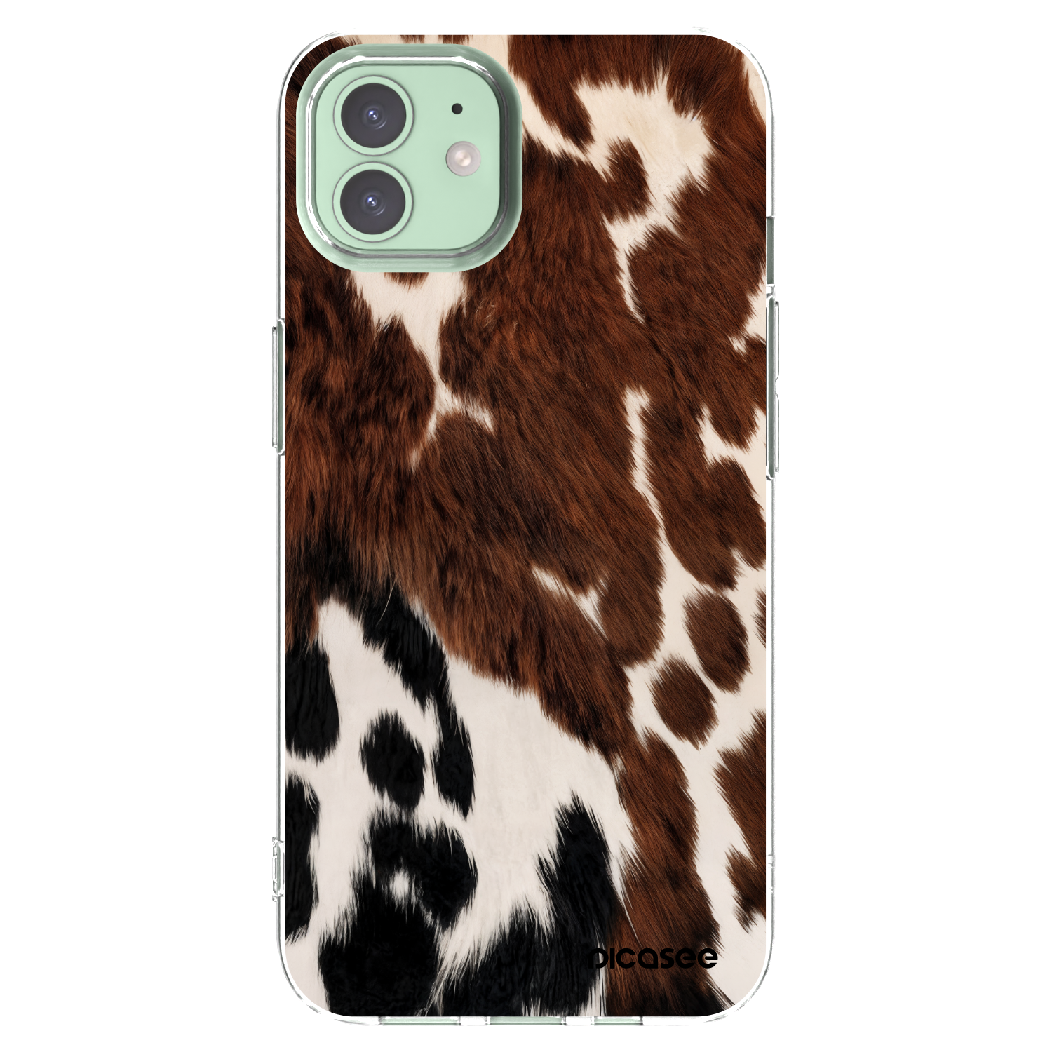 Picasee átlátszó szilikon tok az alábbi mobiltelefonokra Apple iPhone 12 - Rust