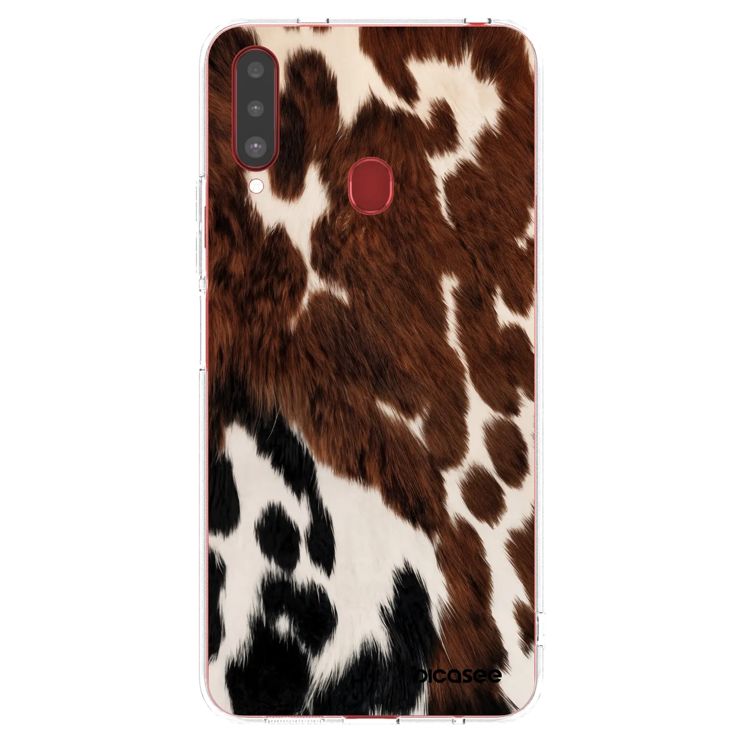 Picasee átlátszó szilikon tok az alábbi mobiltelefonokra Samsung Galaxy A20s - Rust