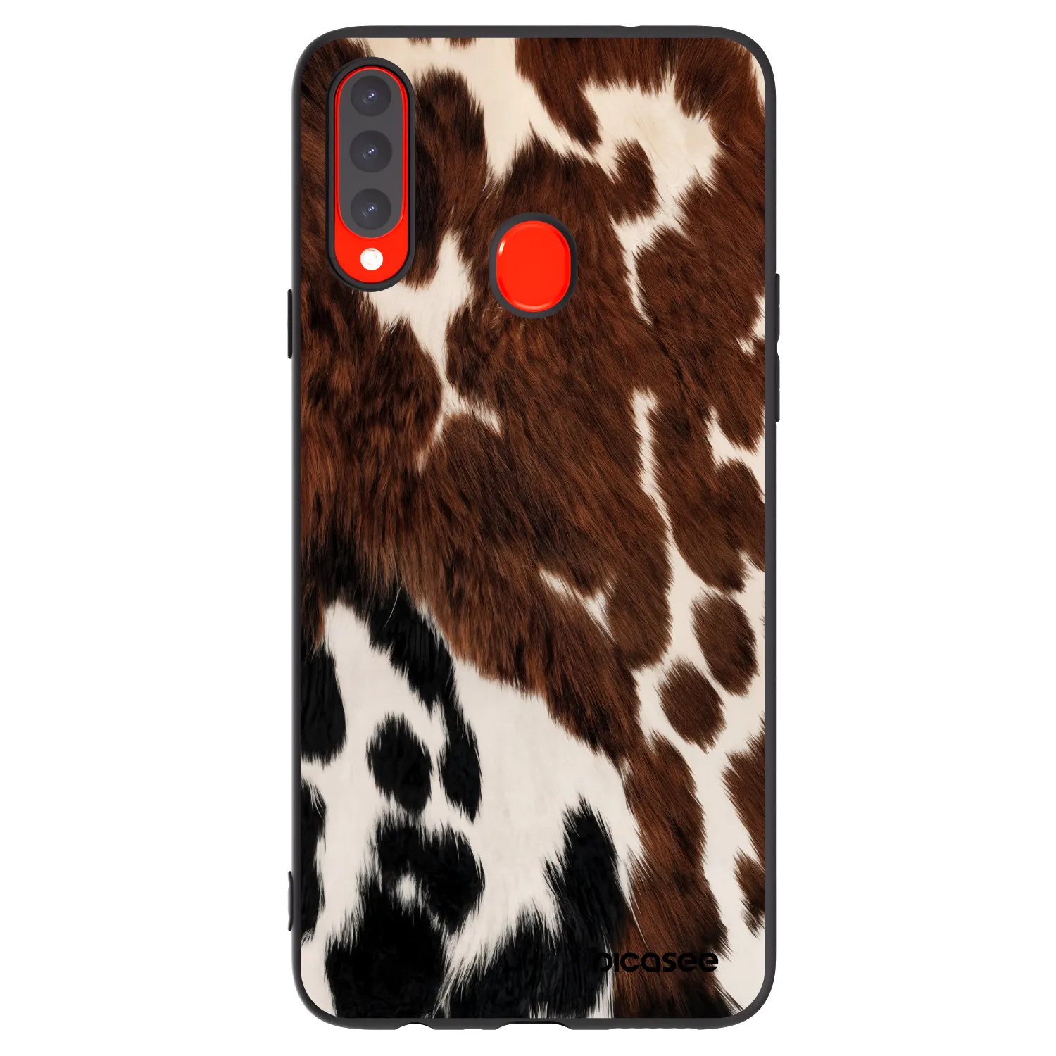 Picasee fekete szilikon tok az alábbi mobiltelefonokra Samsung Galaxy A20s - Rust