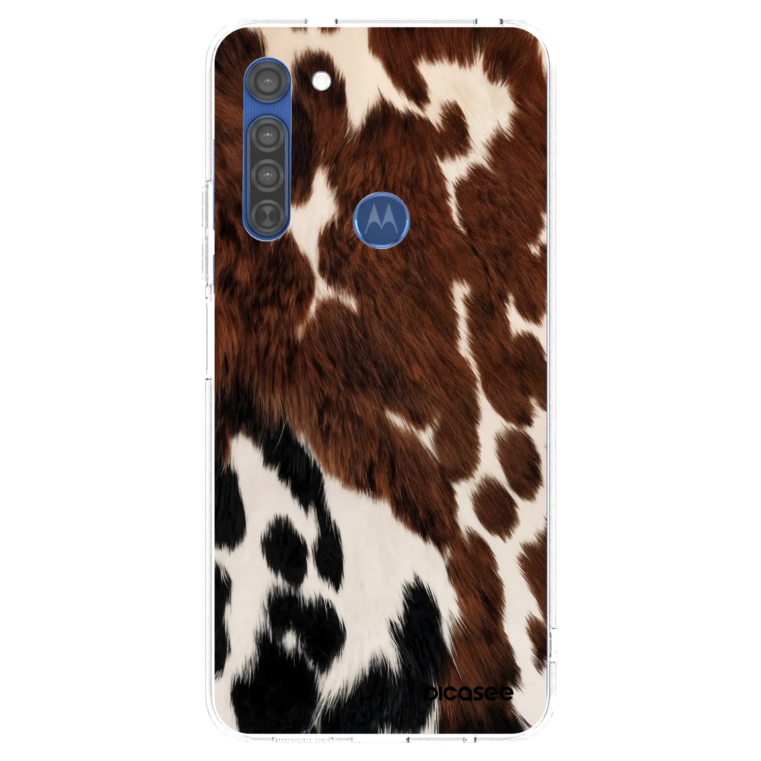 Picasee átlátszó szilikon tok az alábbi mobiltelefonokra Motorola Moto G8 - Rust