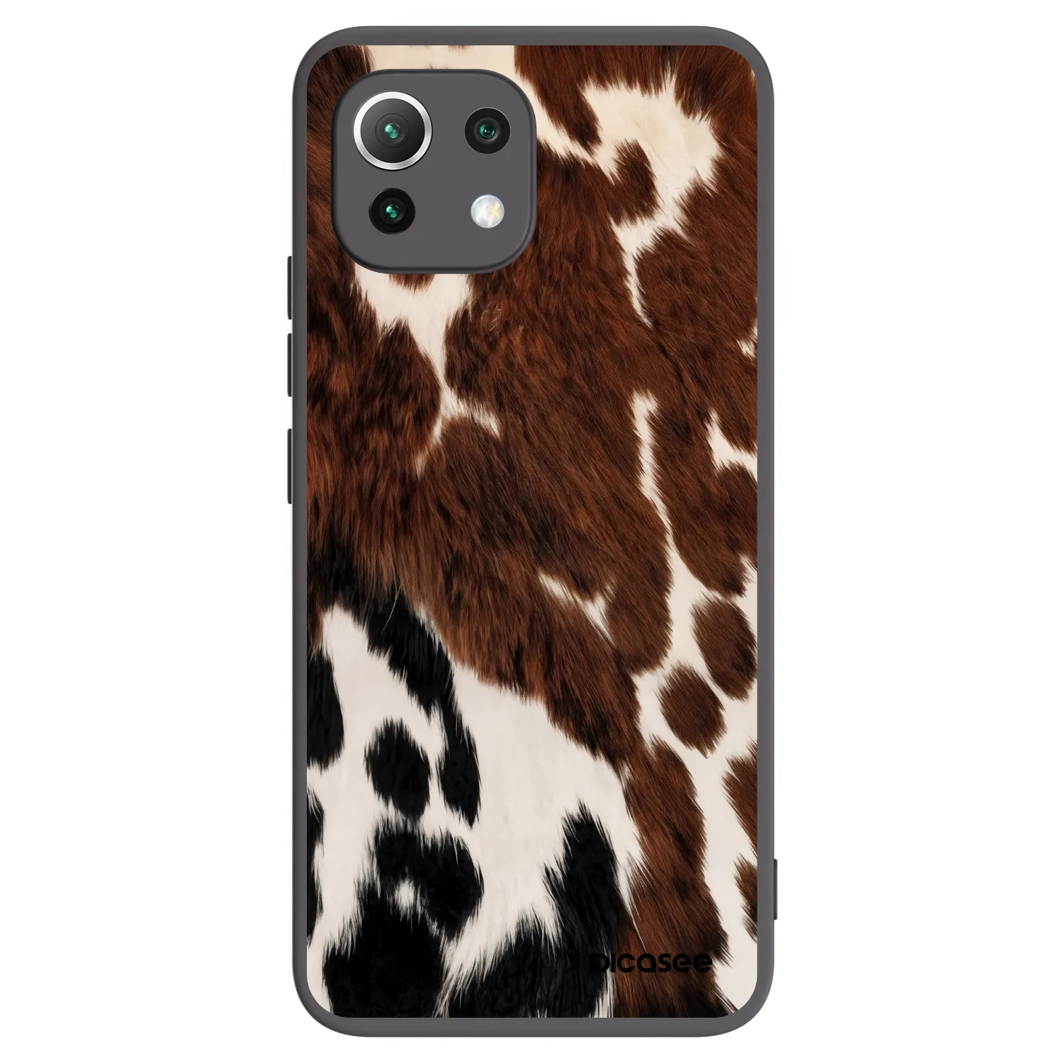 Picasee fekete szilikon tok az alábbi mobiltelefonokra Xiaomi Mi 11 Lite - Rust