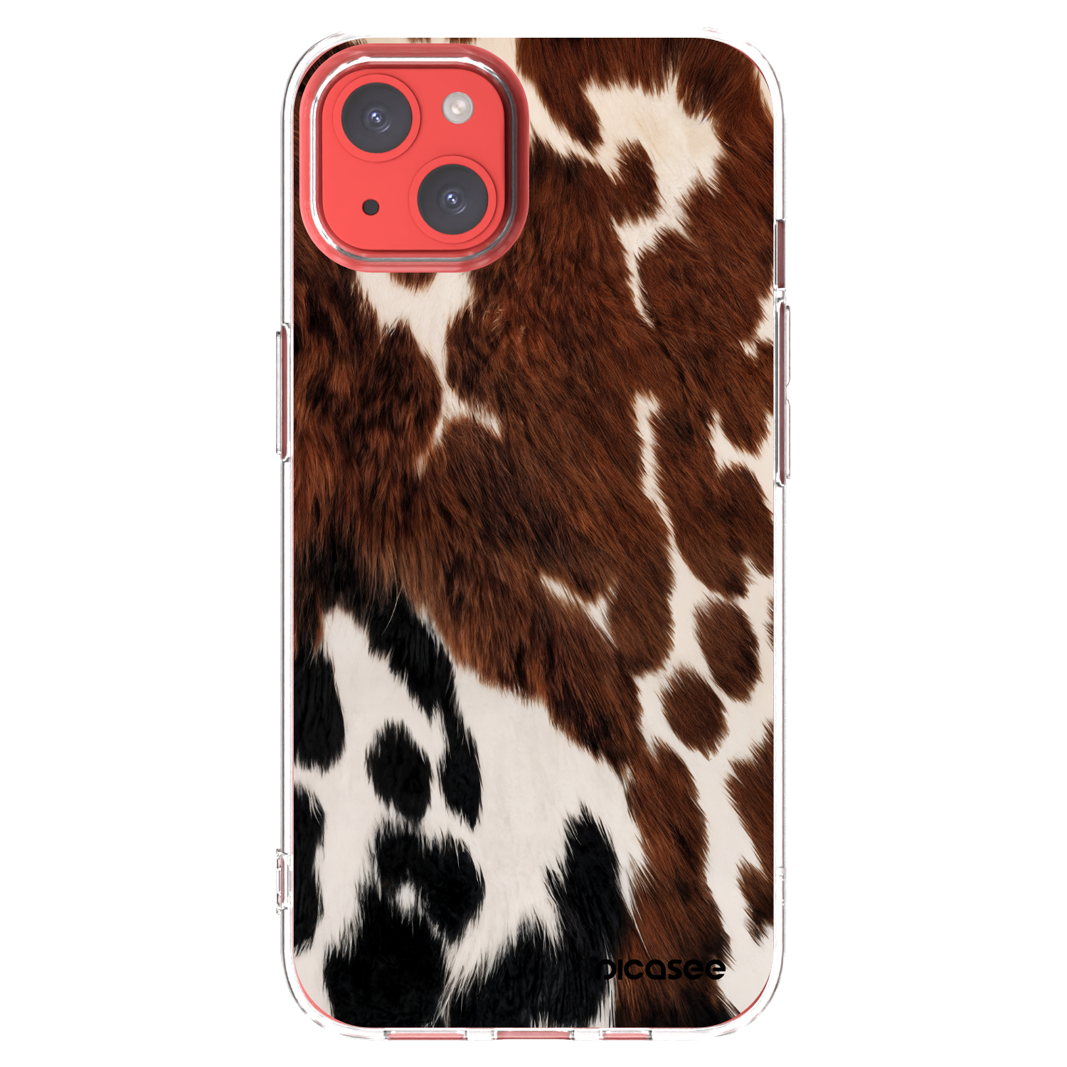 Picasee átlátszó szilikon tok az alábbi mobiltelefonokra Apple iPhone 13 - Rust