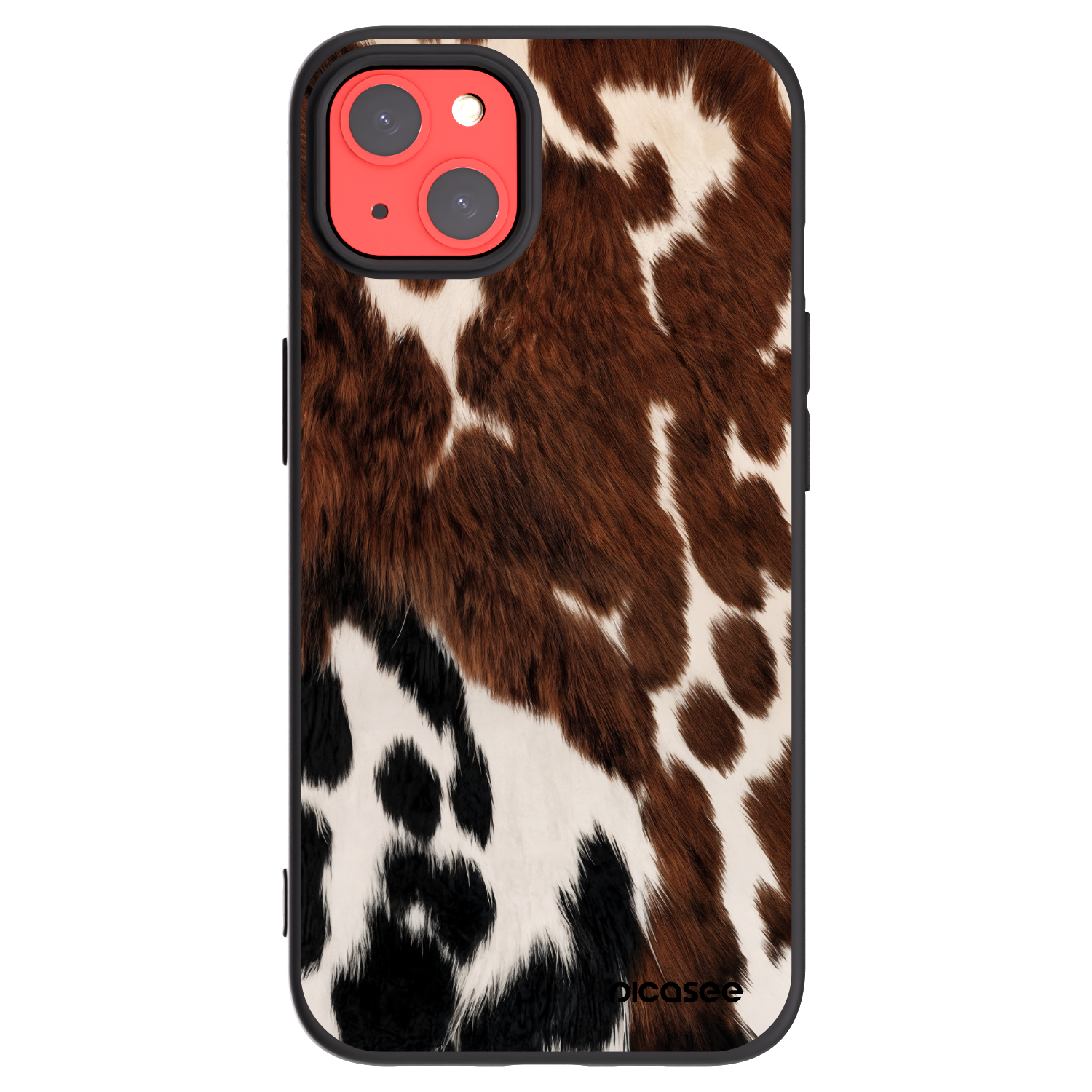 Picasee fekete szilikon tok az alábbi mobiltelefonokra Apple iPhone 13 - Rust