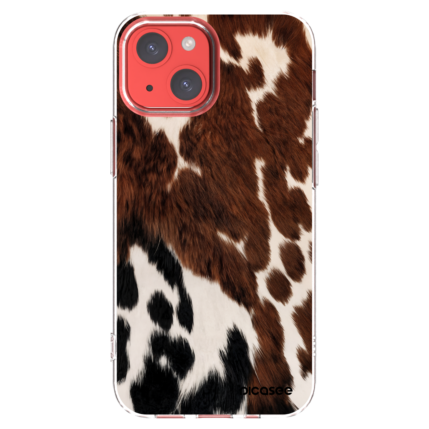 Picasee átlátszó szilikon tok az alábbi mobiltelefonokra Apple iPhone 13 mini - Rust