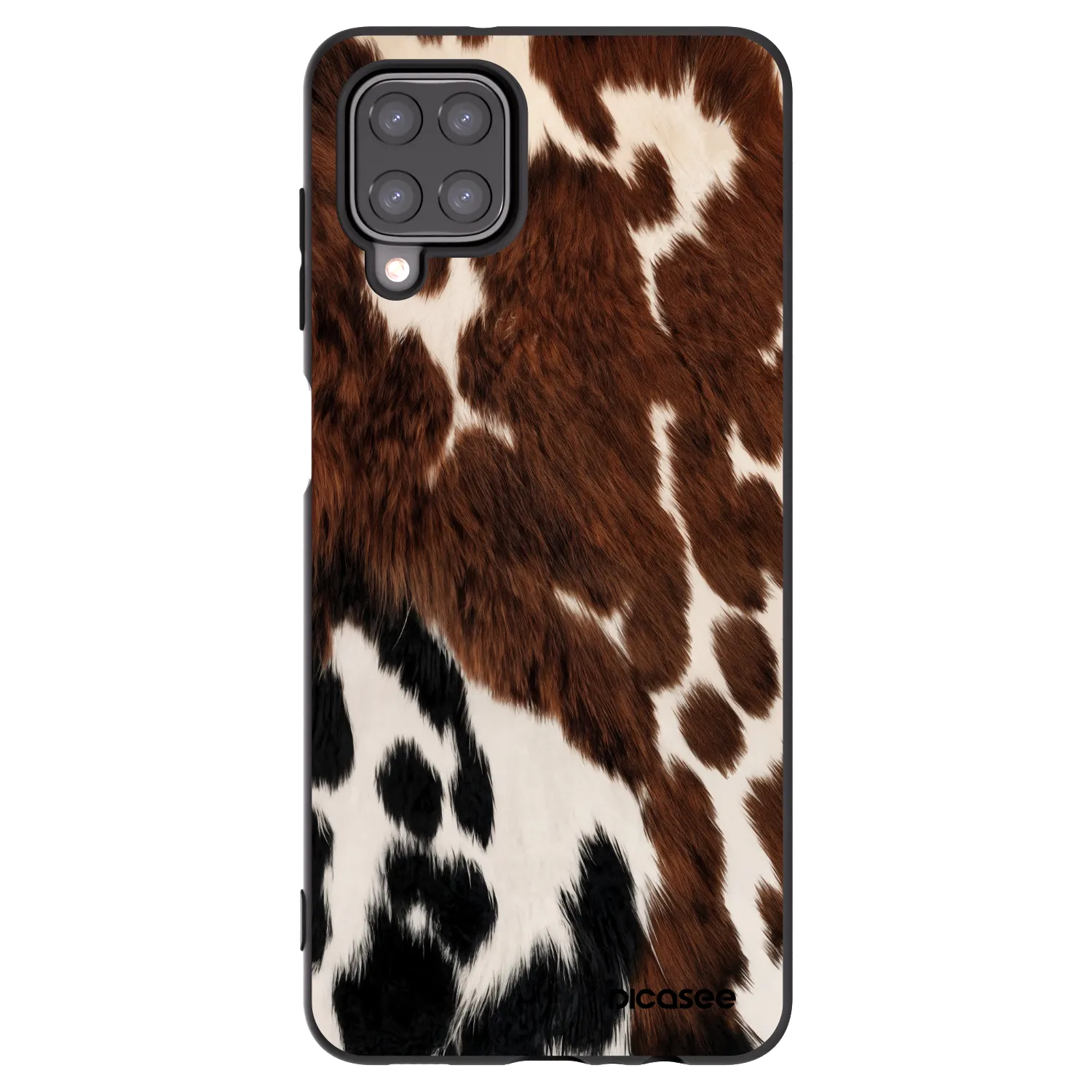 Picasee fekete szilikon tok az alábbi mobiltelefonokra Samsung Galaxy M12 M127F - Rust