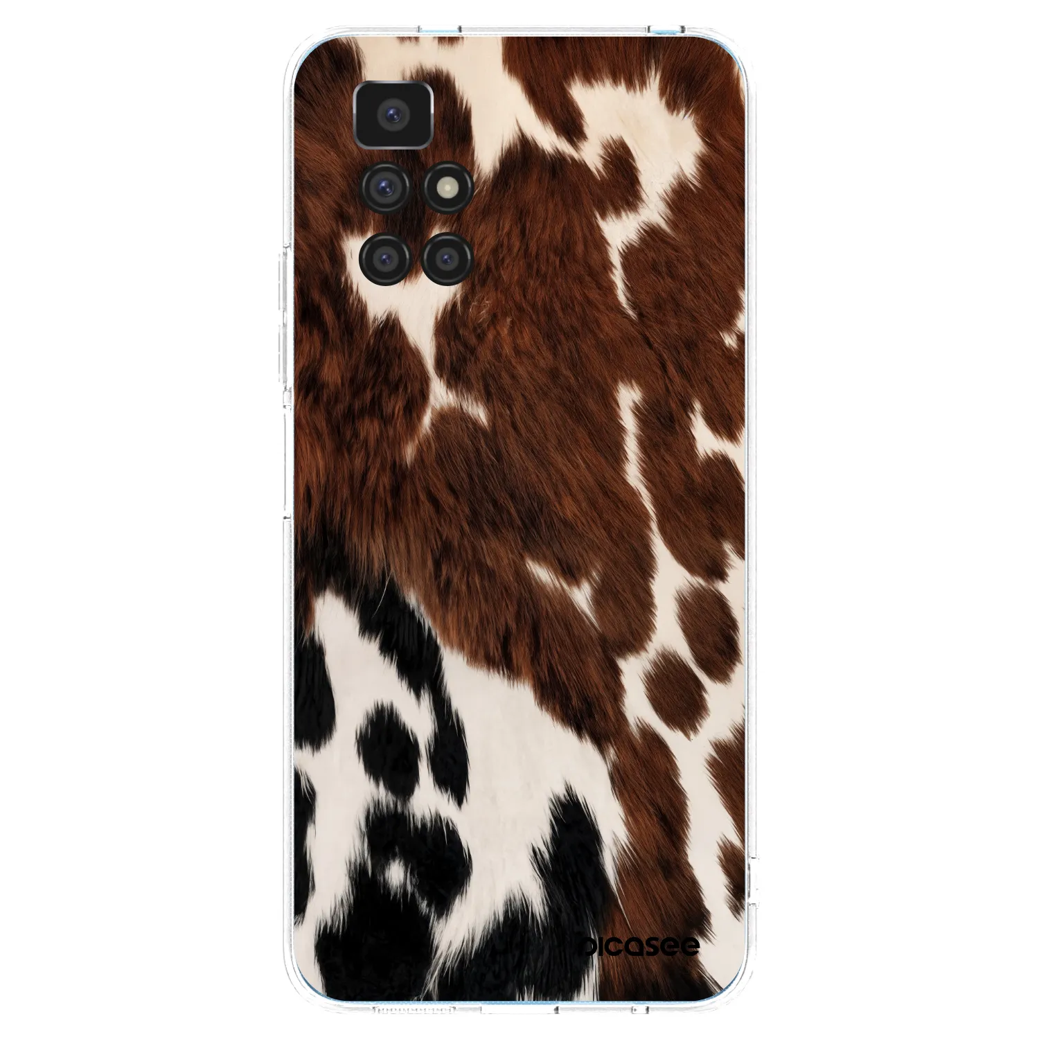 Picasee átlátszó szilikon tok az alábbi mobiltelefonokra Xiaomi Redmi 10 - Rust