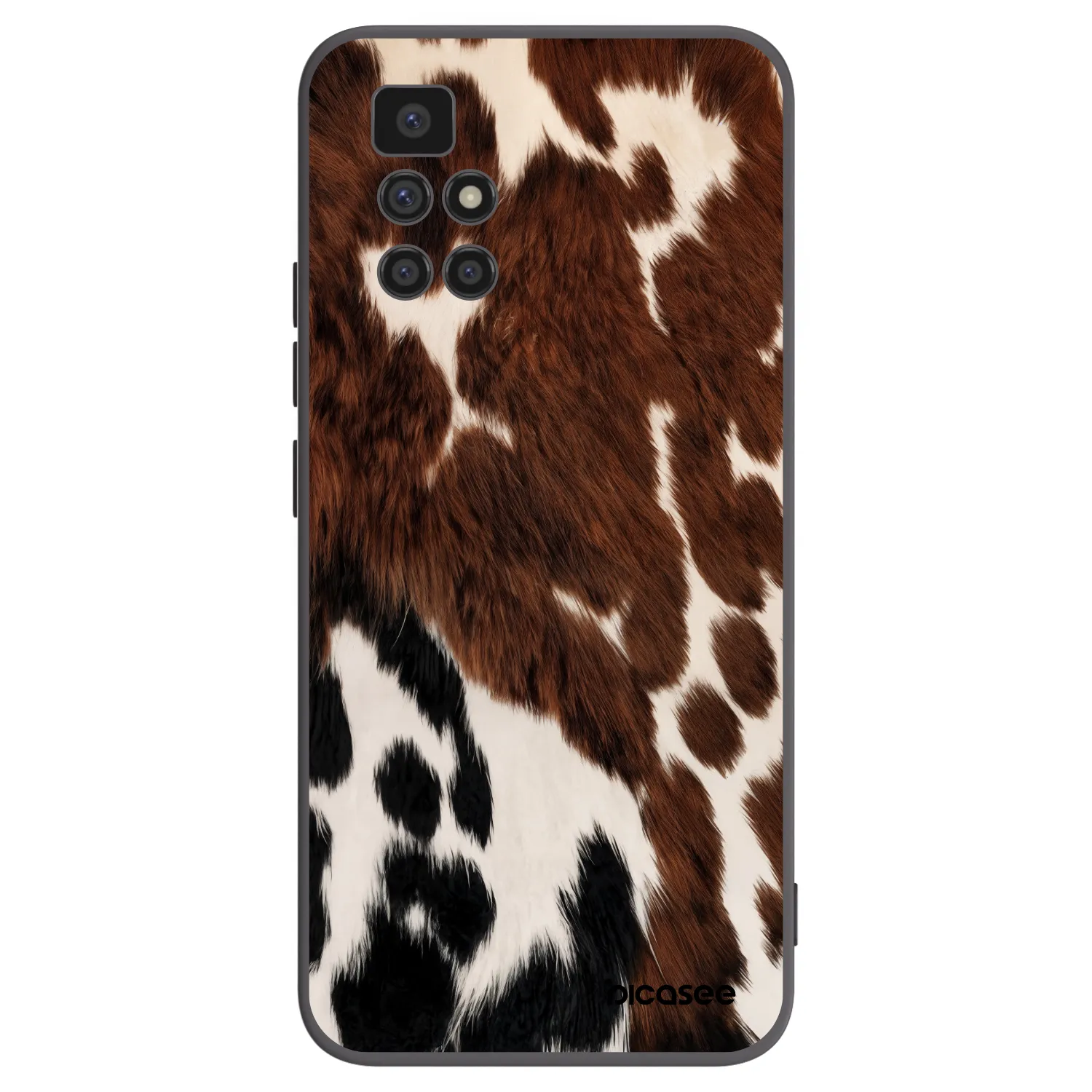 Picasee fekete szilikon tok az alábbi mobiltelefonokra Xiaomi Redmi 10 - Rust