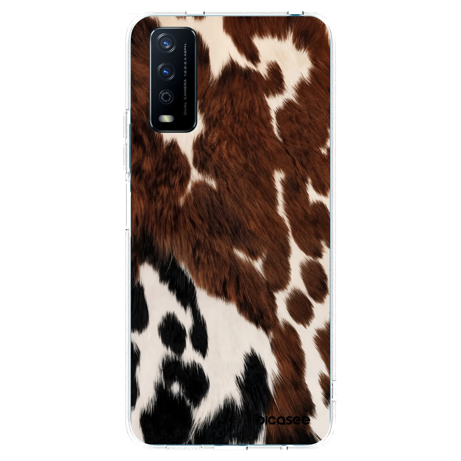 Picasee átlátszó szilikon tok az alábbi mobiltelefonokra Vivo Y11s - Rust