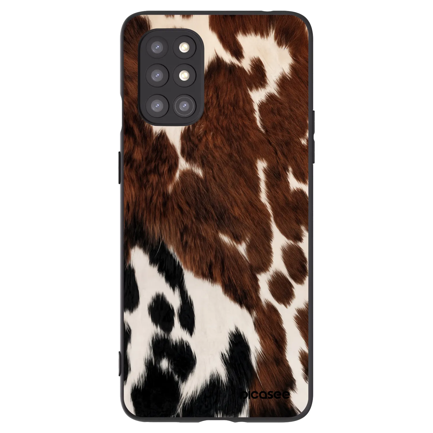 Picasee fekete szilikon tok az alábbi mobiltelefonokra OnePlus 8T - Rust