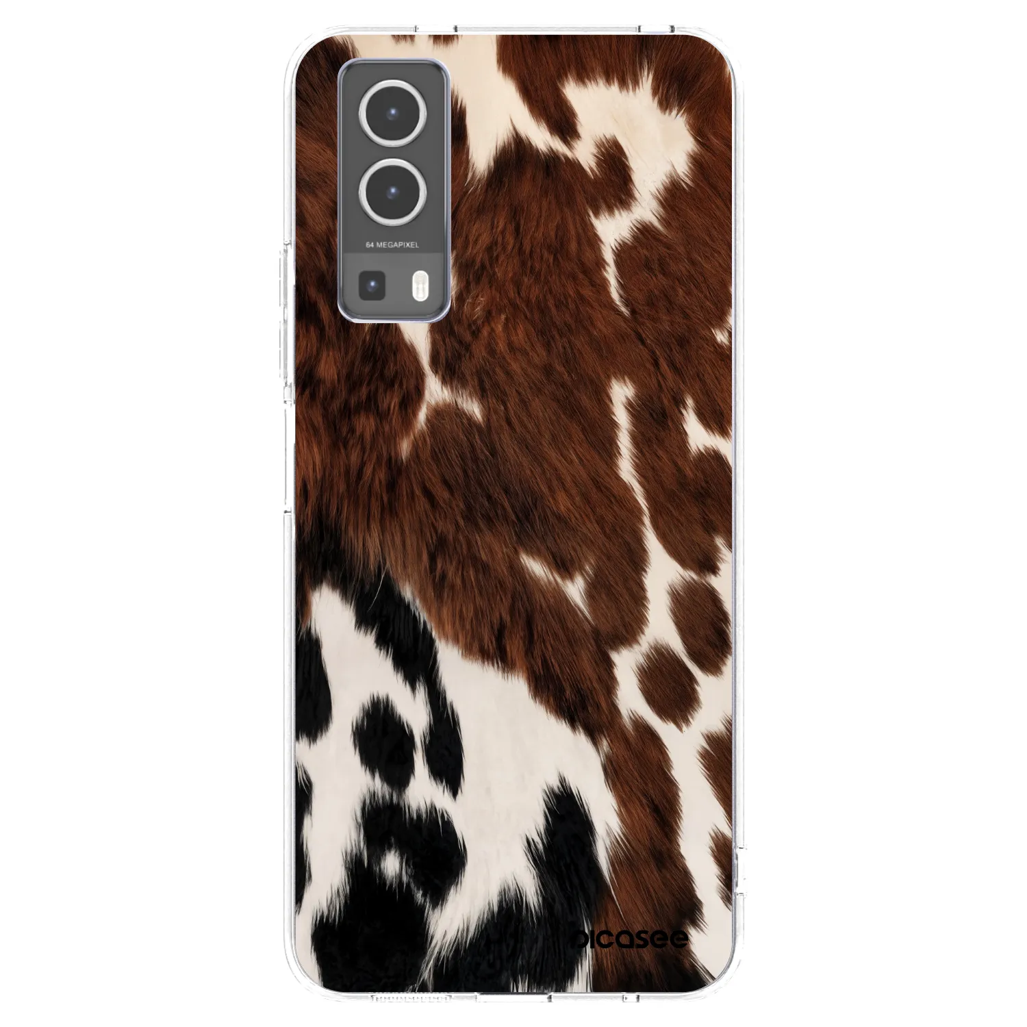 Picasee átlátszó szilikon tok az alábbi mobiltelefonokra Vivo Y72 5G - Rust