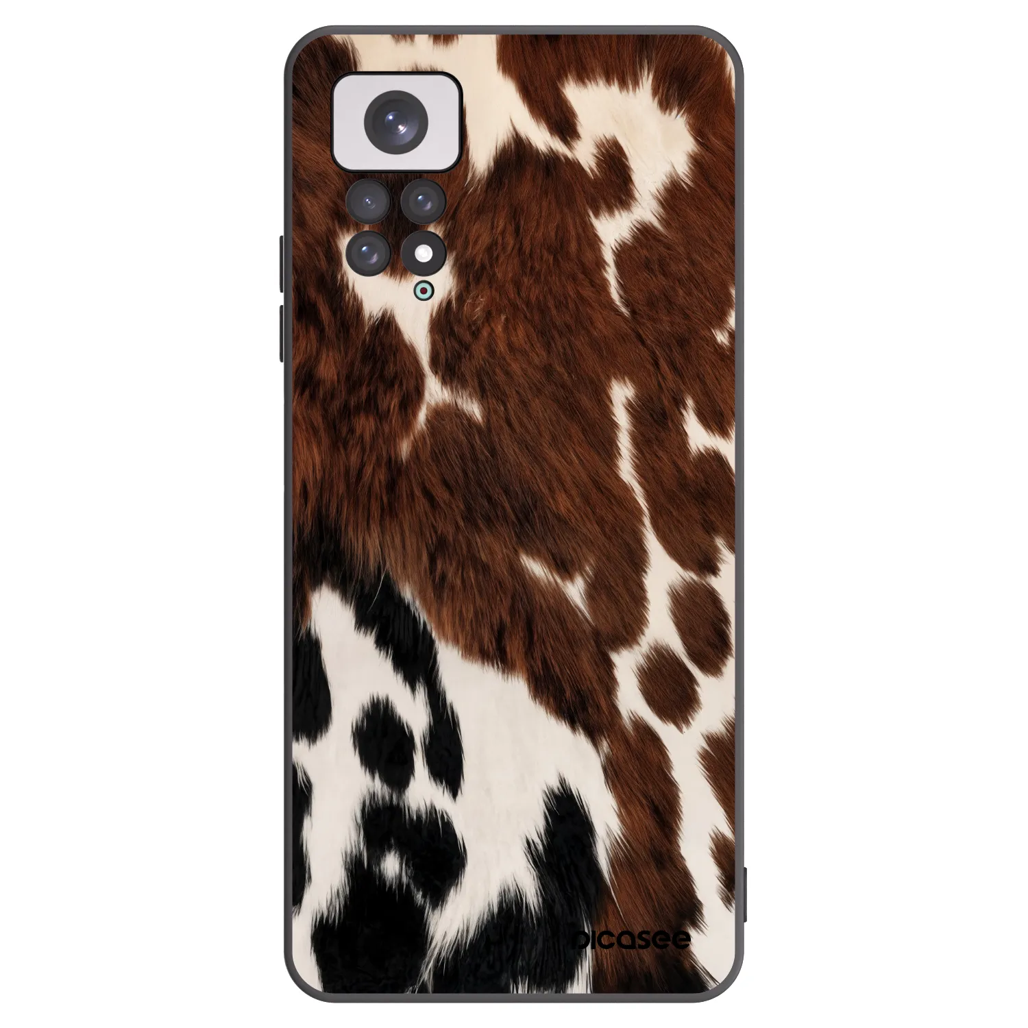 Picasee fekete szilikon tok az alábbi mobiltelefonokra Xiaomi Redmi Note 11 - Rust