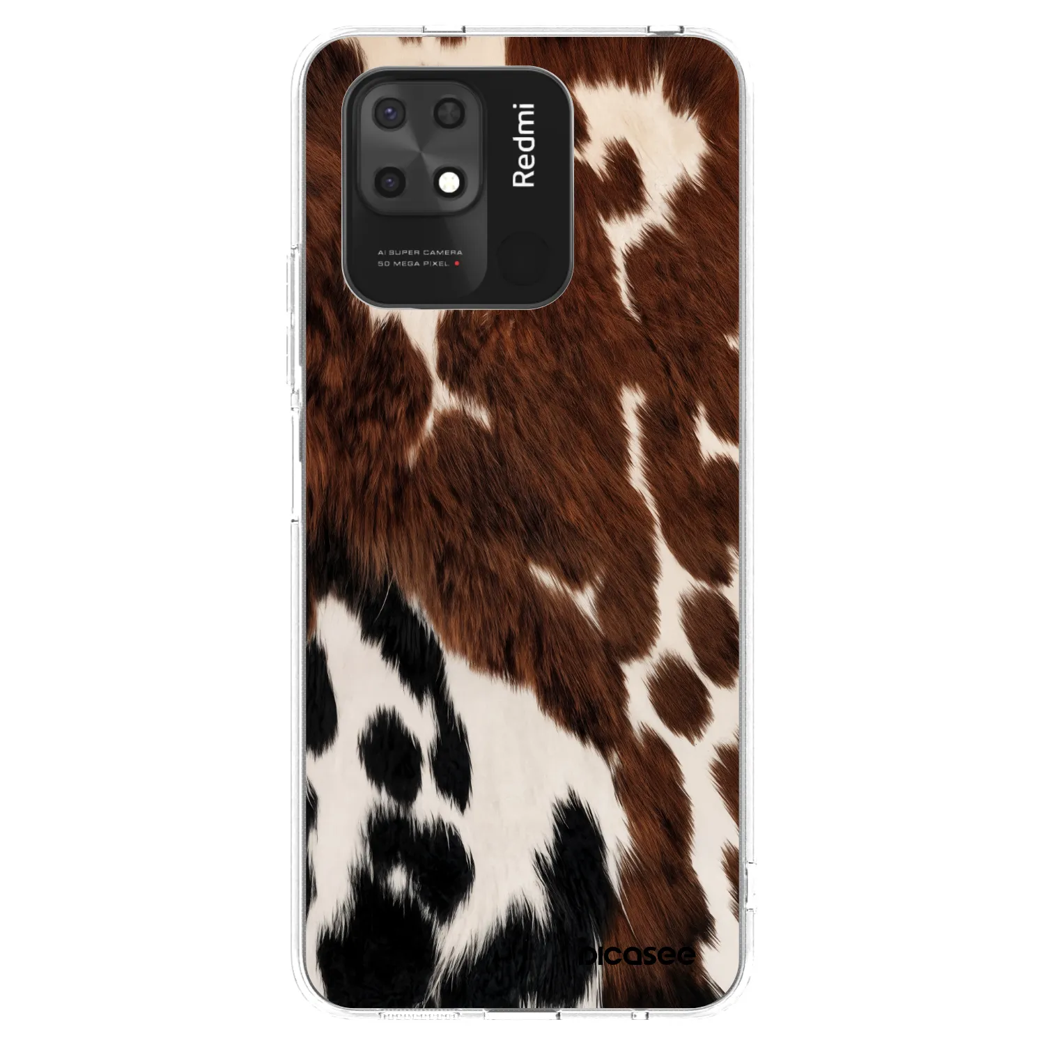 Picasee átlátszó szilikon tok az alábbi mobiltelefonokra Xiaomi Redmi 10C - Rust