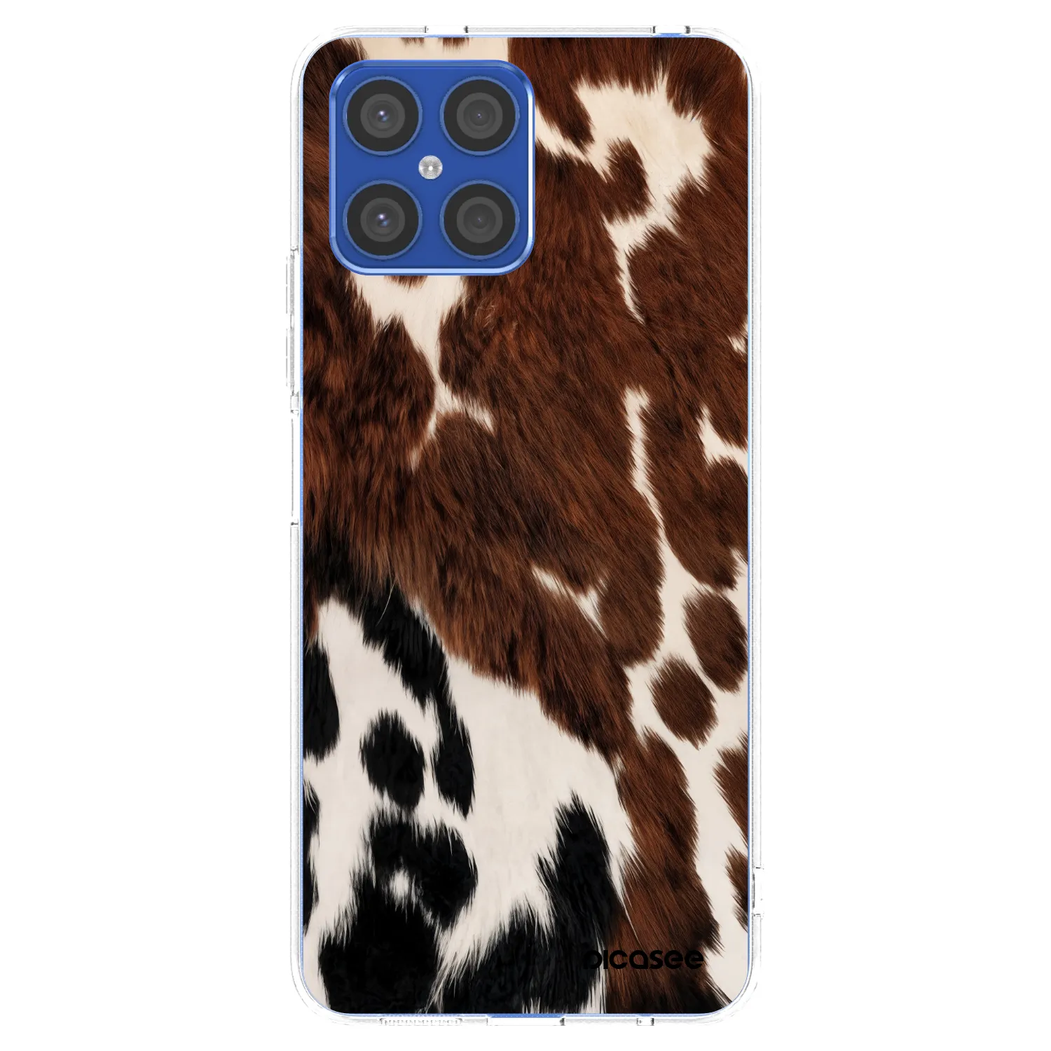 Picasee átlátszó szilikon tok az alábbi mobiltelefonokra Honor X8 4G - Rust
