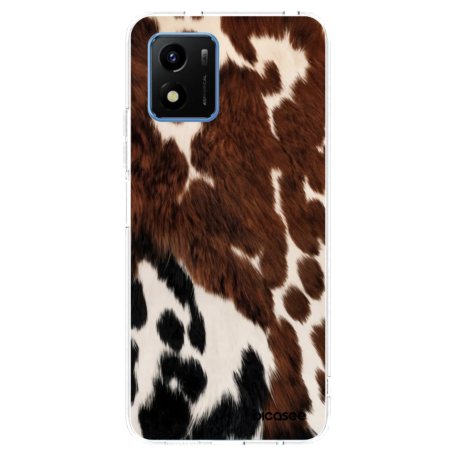 Picasee átlátszó szilikon tok az alábbi mobiltelefonokra Vivo Y01 - Rust